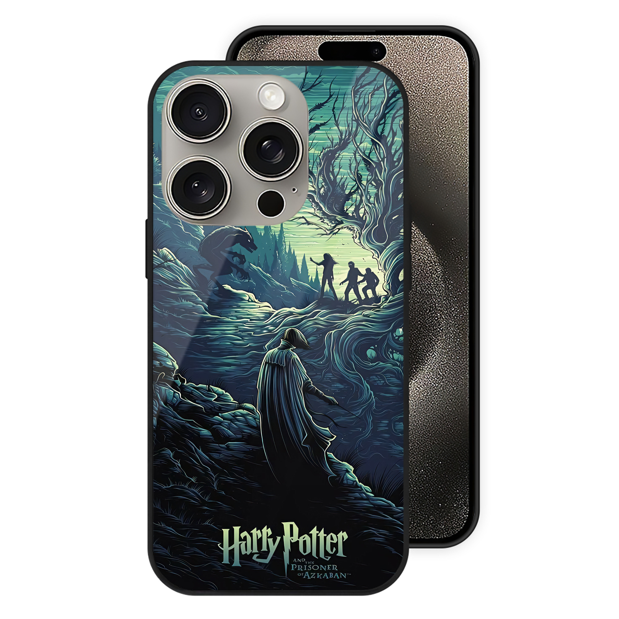 （画像用） Harry Potter ハリー・ポッターシリーズ 【iPhone15Pro対応】スマホケース 耐衝撃＆黄変防止 背面ガラス