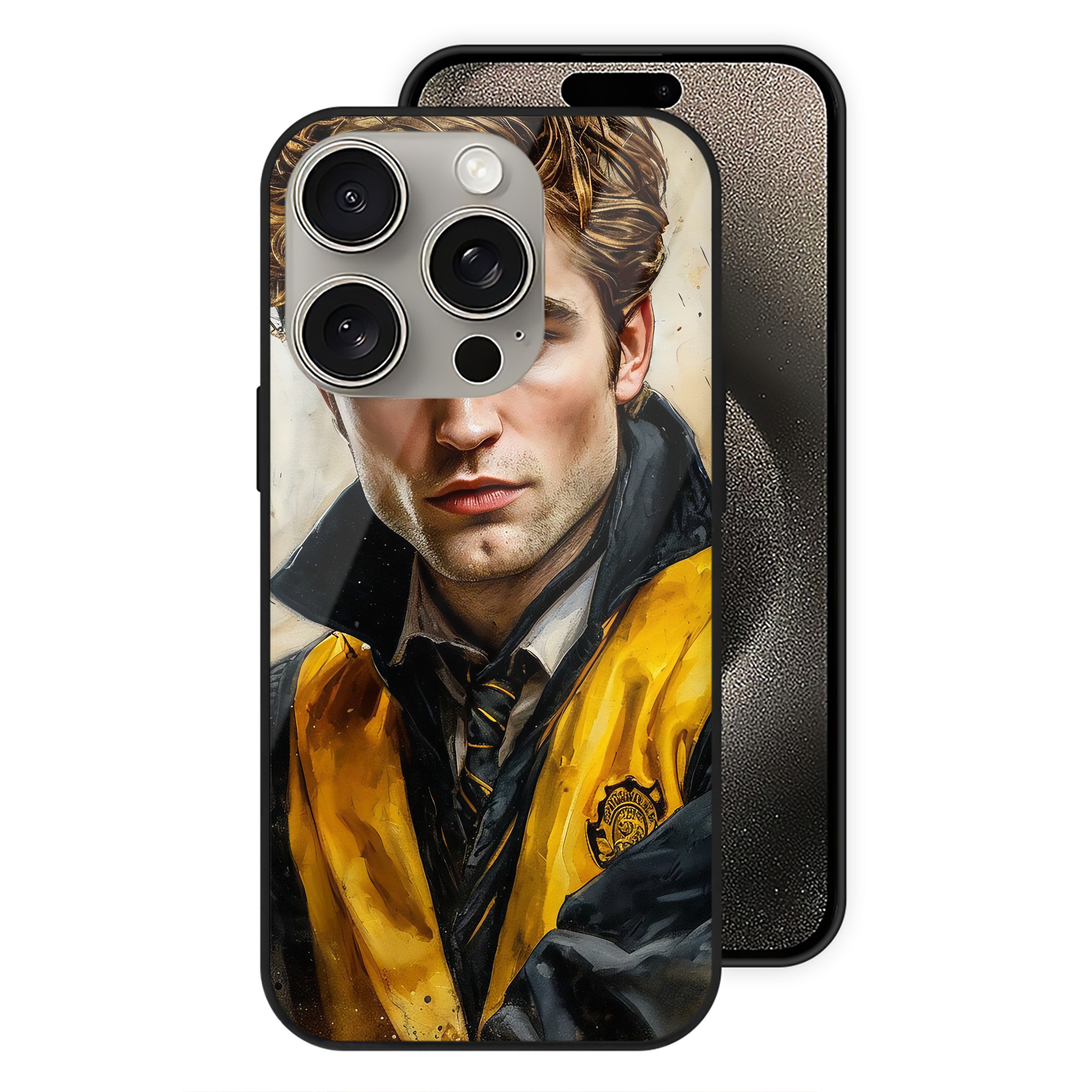（画像用） Harry Potter ハリー・ポッターシリーズ 【iPhone15Pro対応】スマホケース 耐衝撃＆黄変防止 背面ガラス