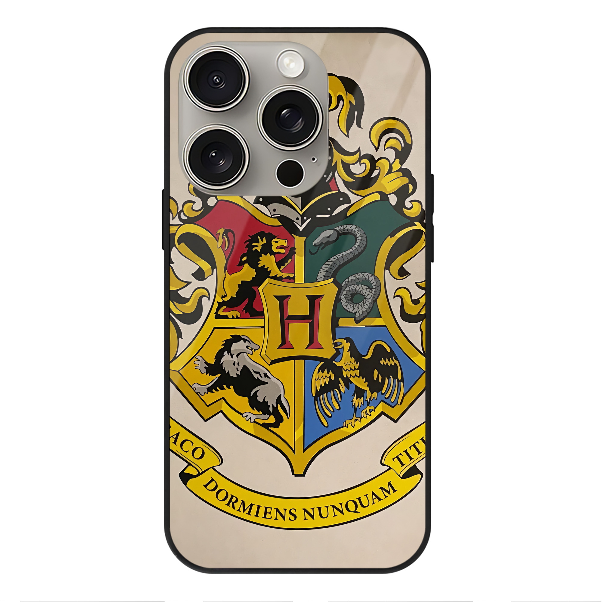 （画像用） Harry Potter ハリー・ポッターシリーズ 【iPhone15Pro対応】スマホケース 耐衝撃＆黄変防止 背面ガラス