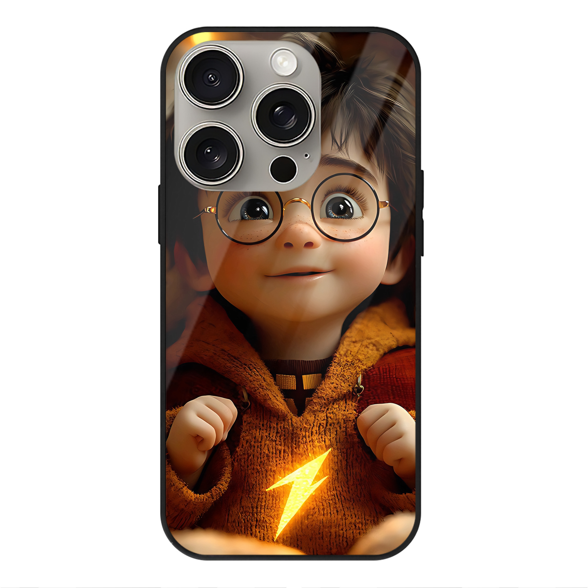 （画像用） Harry Potter ハリー・ポッターシリーズ 【iPhone15Pro対応】スマホケース 耐衝撃＆黄変防止 背面ガラス