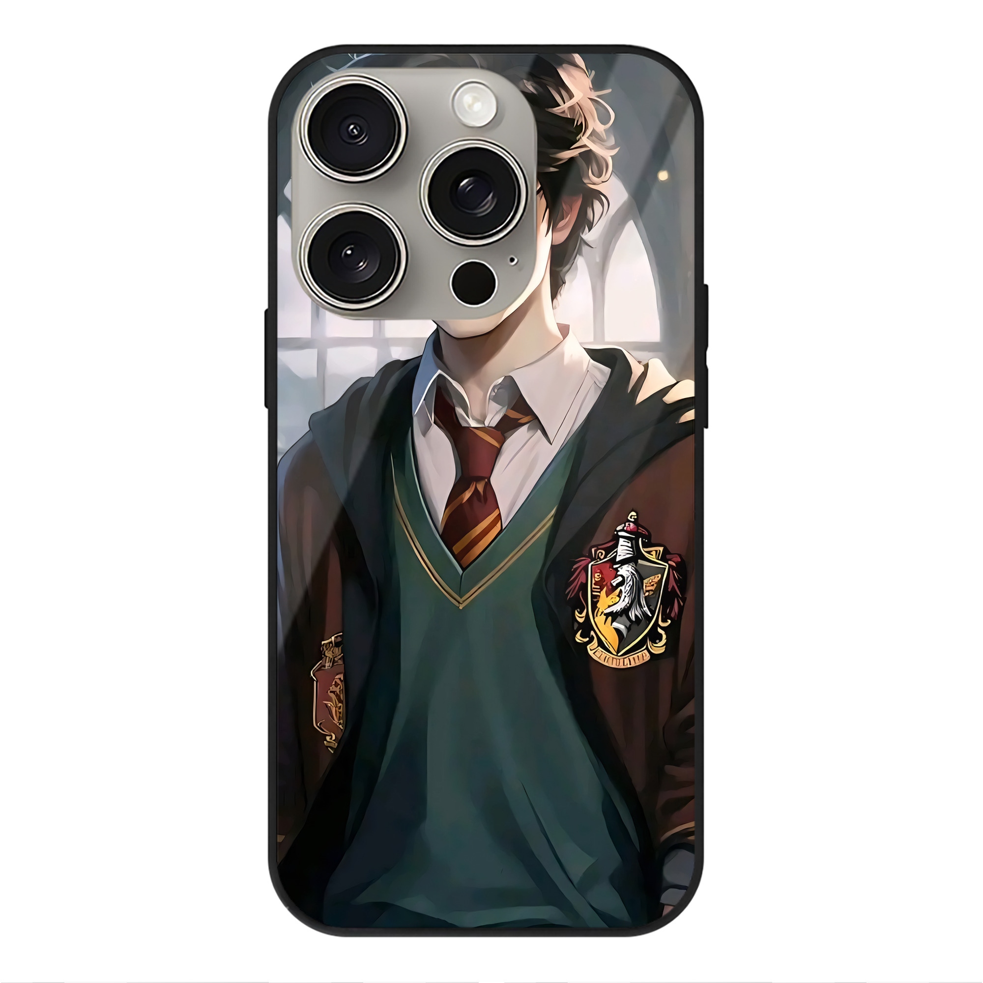 （画像用） Harry Potter ハリー・ポッターシリーズ 【iPhone15Pro対応】スマホケース 耐衝撃＆黄変防止 背面ガラス