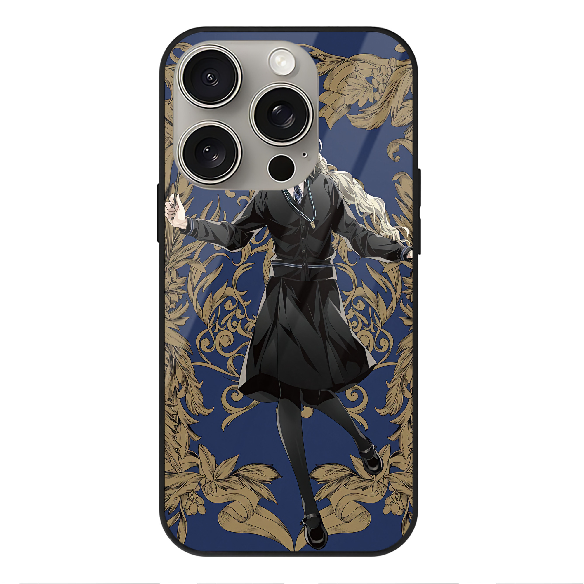 （画像用） Harry Potter ハリー・ポッターシリーズ 【iPhone15Pro対応】スマホケース 耐衝撃＆黄変防止 背面ガラス