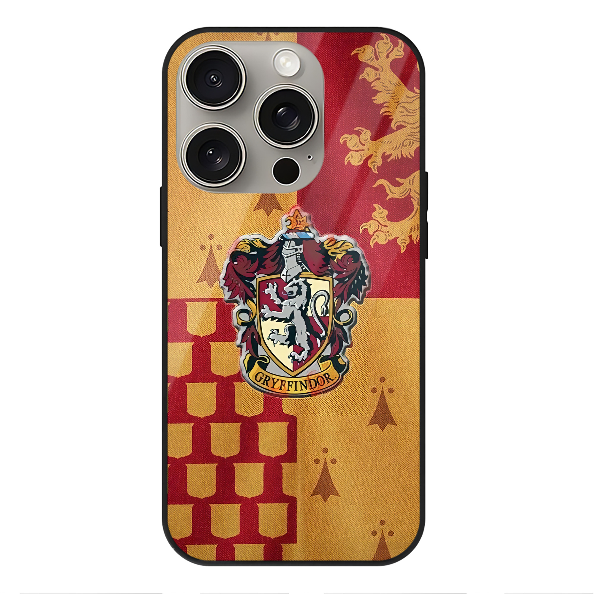 （画像用） Harry Potter ハリー・ポッターシリーズ 【iPhone15Pro対応】スマホケース 耐衝撃＆黄変防止 背面ガラス