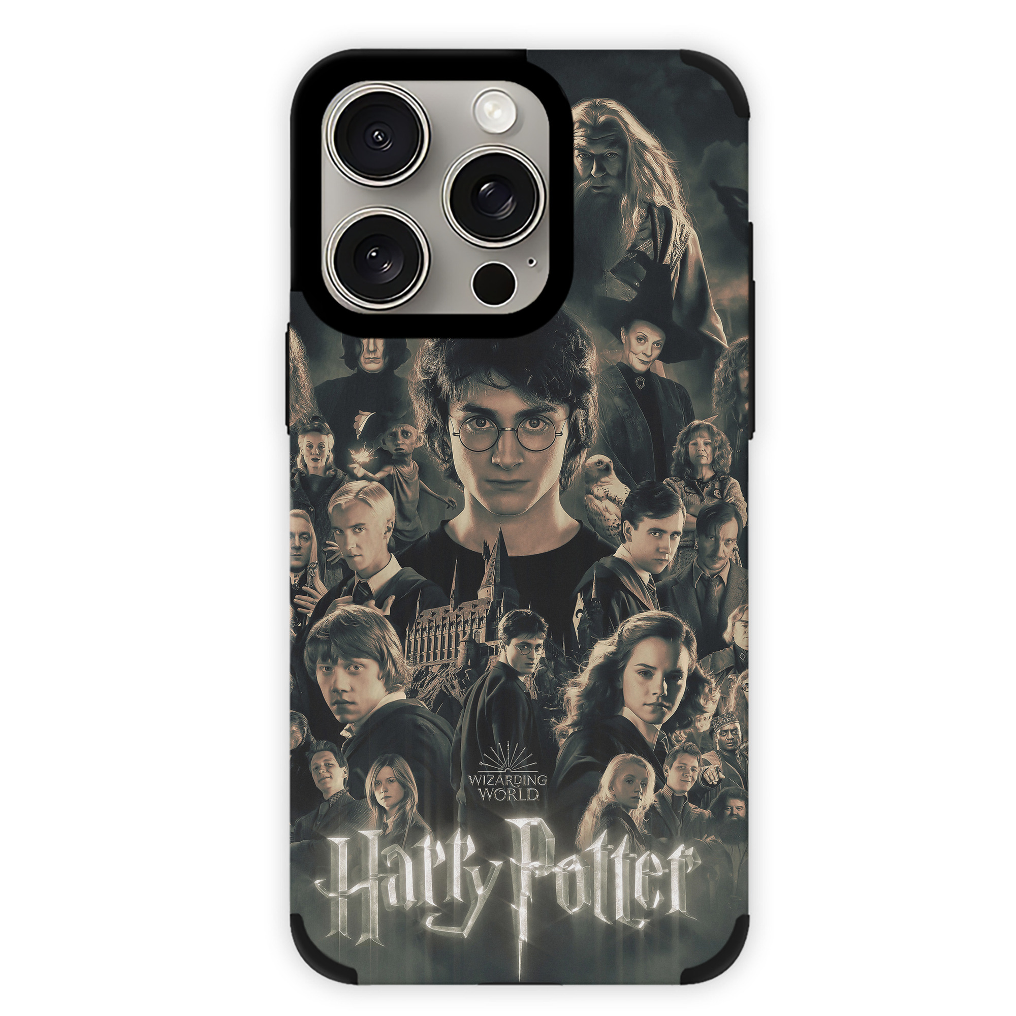 （画像用） Harry Potter ハリー・ポッターシリーズ 【iPhone15ProMax対応】 PUレザー スマホケース 耐衝撃＆黄変防止
