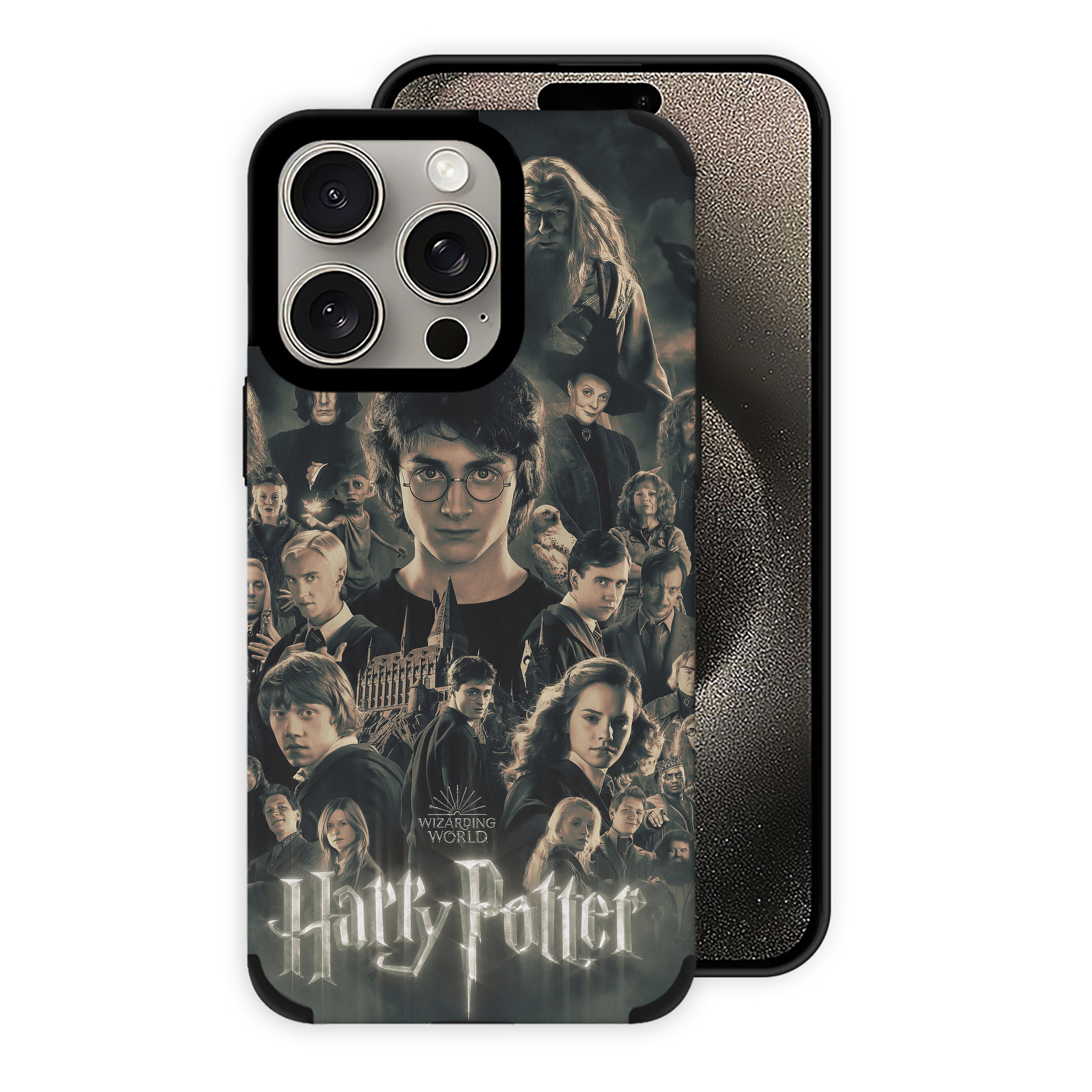 （画像用） Harry Potter ハリー・ポッターシリーズ 【iPhone15ProMax対応】 PUレザー スマホケース 耐衝撃＆黄変防止