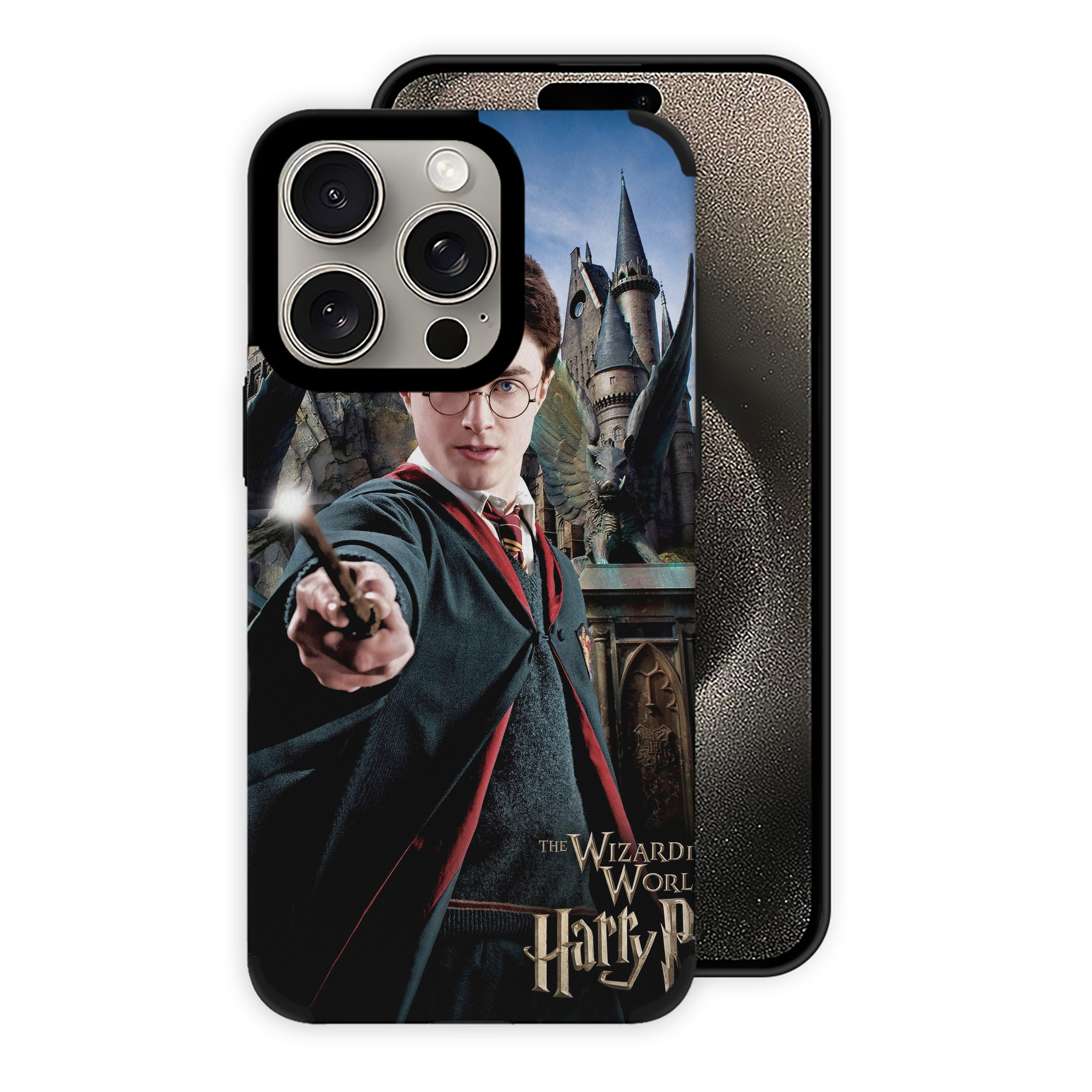 （画像用） Harry Potter ハリー・ポッターシリーズ 【iPhone15ProMax対応】 PUレザー スマホケース 耐衝撃＆黄変防止