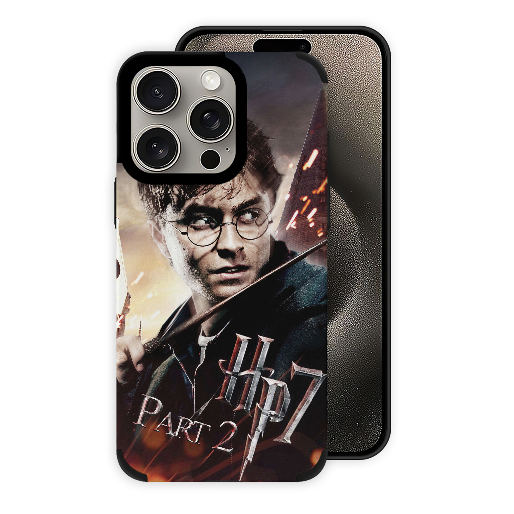 （画像用） Harry Potter ハリー・ポッターシリーズ 【iPhone15ProMax対応】 PUレザー スマホケース 耐衝撃＆黄変防止