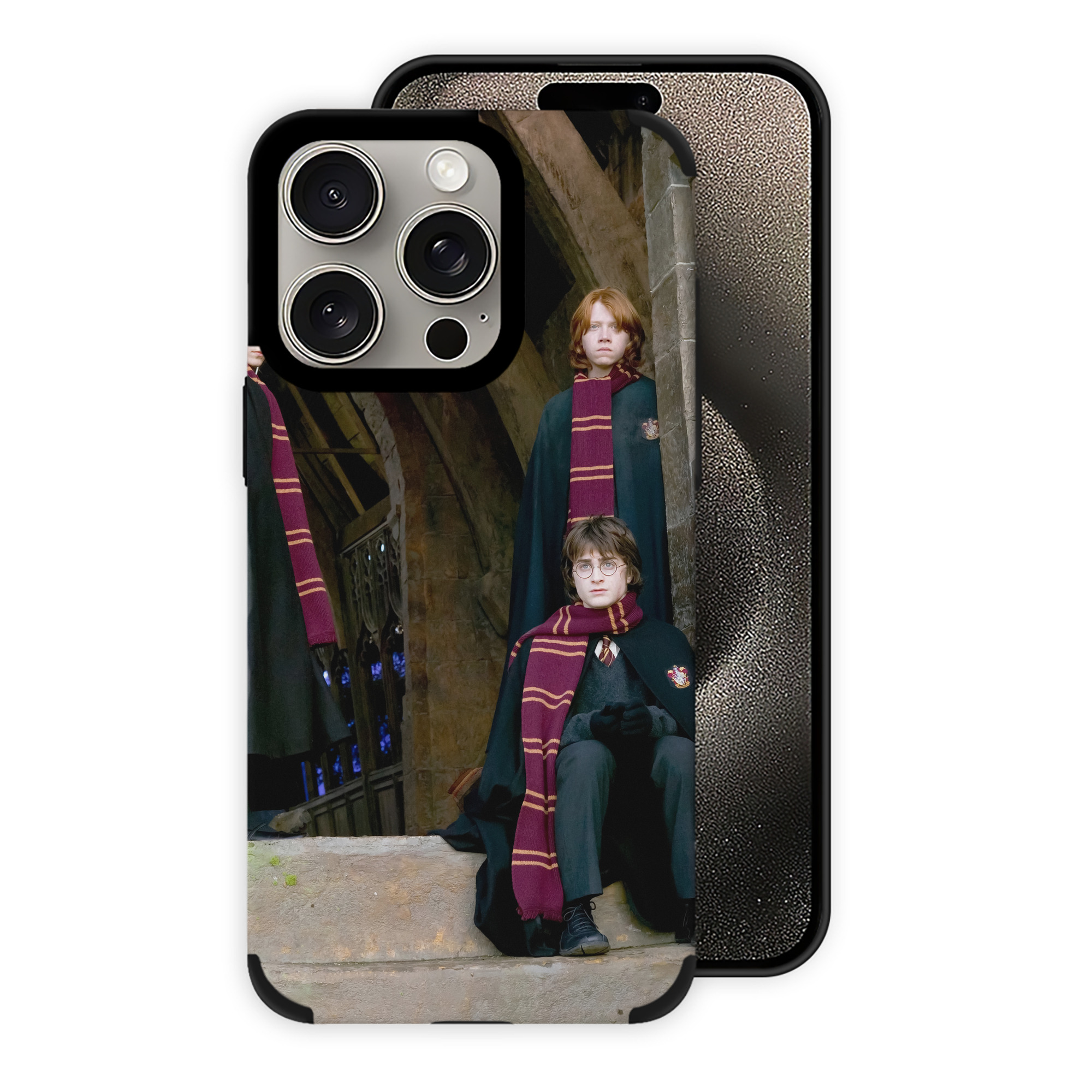 （画像用） Harry Potter ハリー・ポッターシリーズ 【iPhone15ProMax対応】 PUレザー スマホケース 耐衝撃＆黄変防止