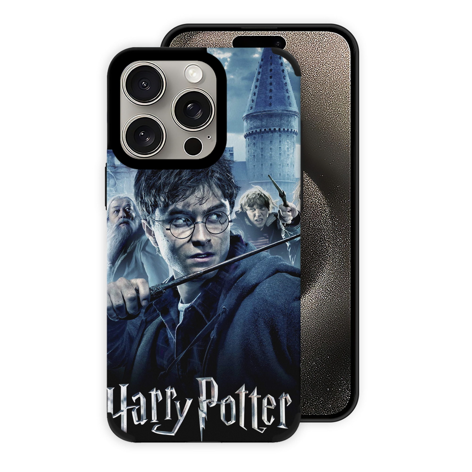 （画像用） Harry Potter ハリー・ポッターシリーズ 【iPhone15ProMax対応】 PUレザー スマホケース 耐衝撃＆黄変防止