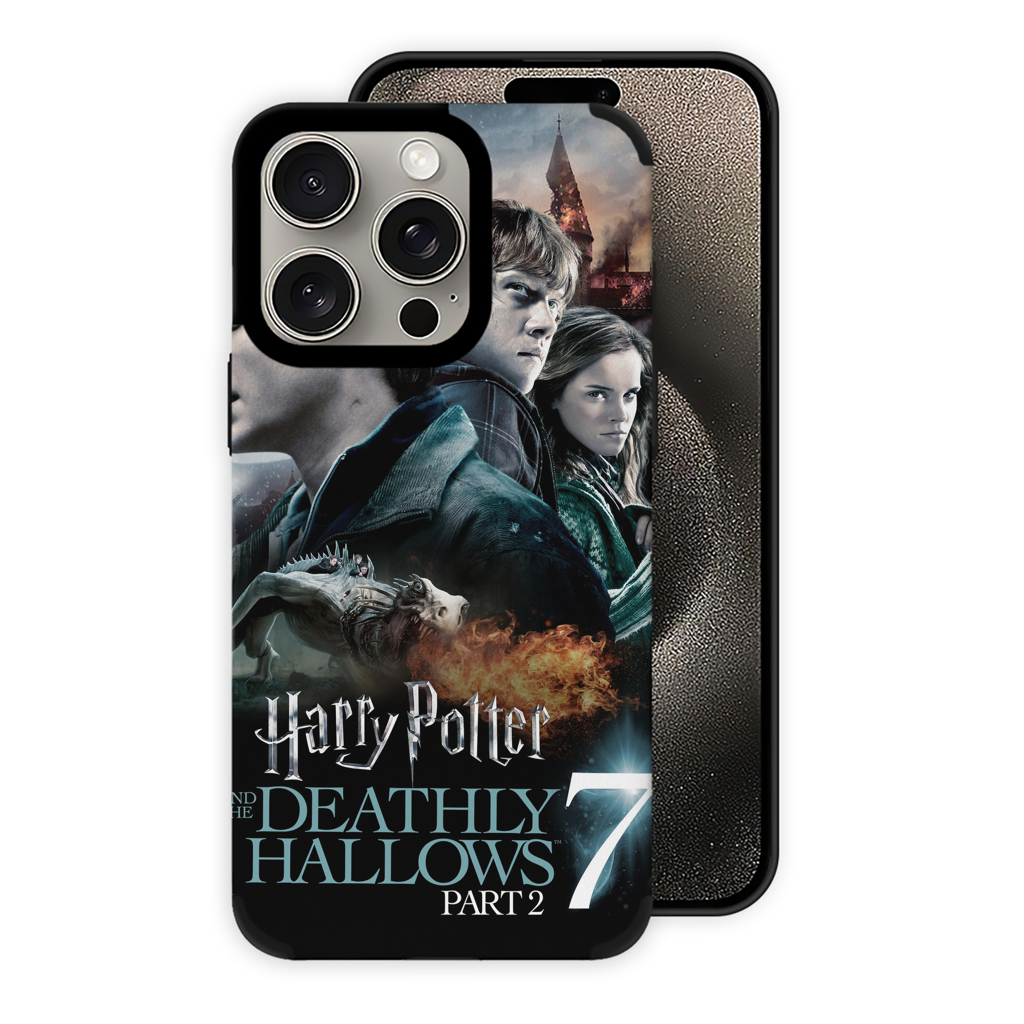 （画像用） Harry Potter ハリー・ポッターシリーズ 【iPhone15ProMax対応】 PUレザー スマホケース 耐衝撃＆黄変防止