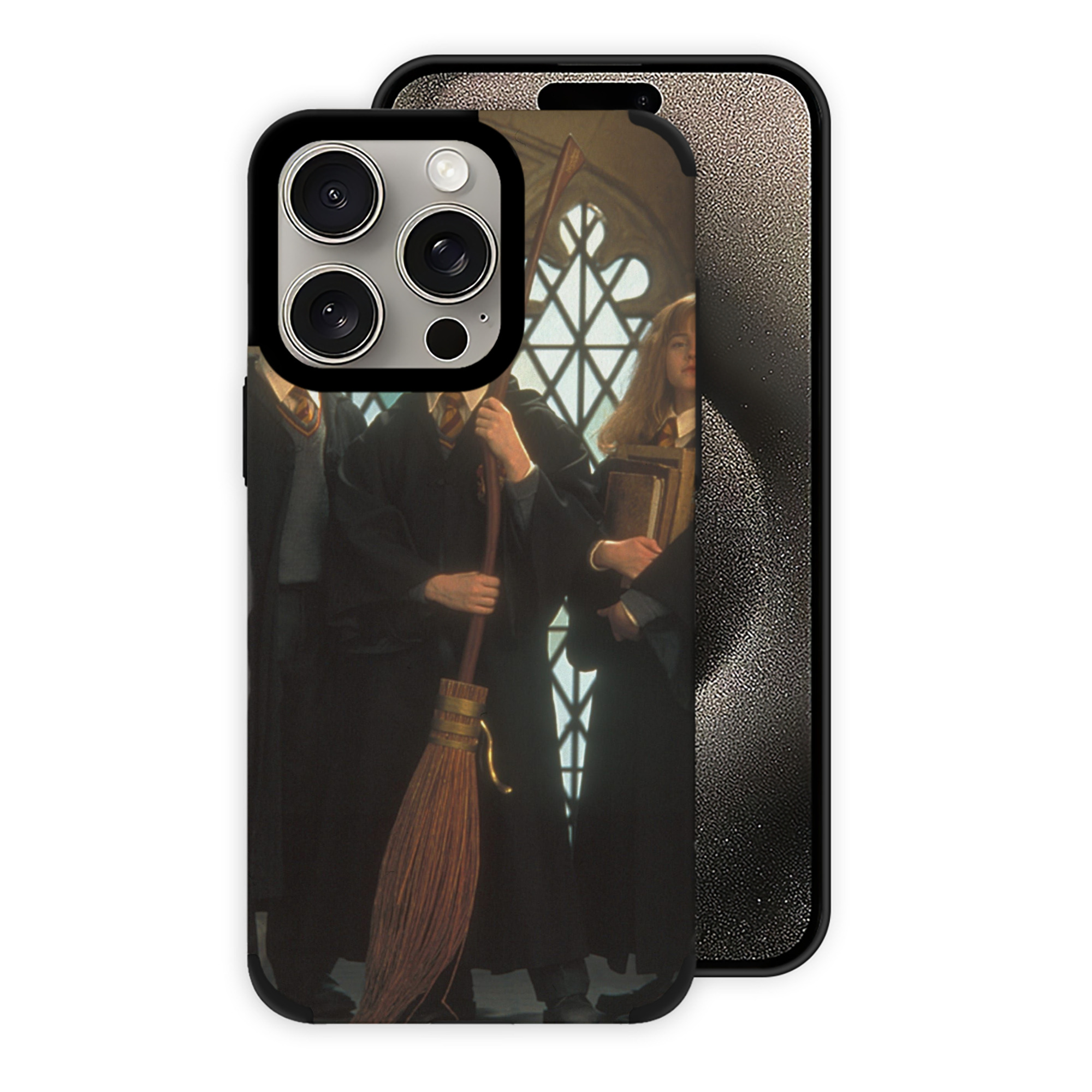 （画像用） Harry Potter ハリー・ポッターシリーズ 【iPhone15ProMax対応】 PUレザー スマホケース 耐衝撃＆黄変防止