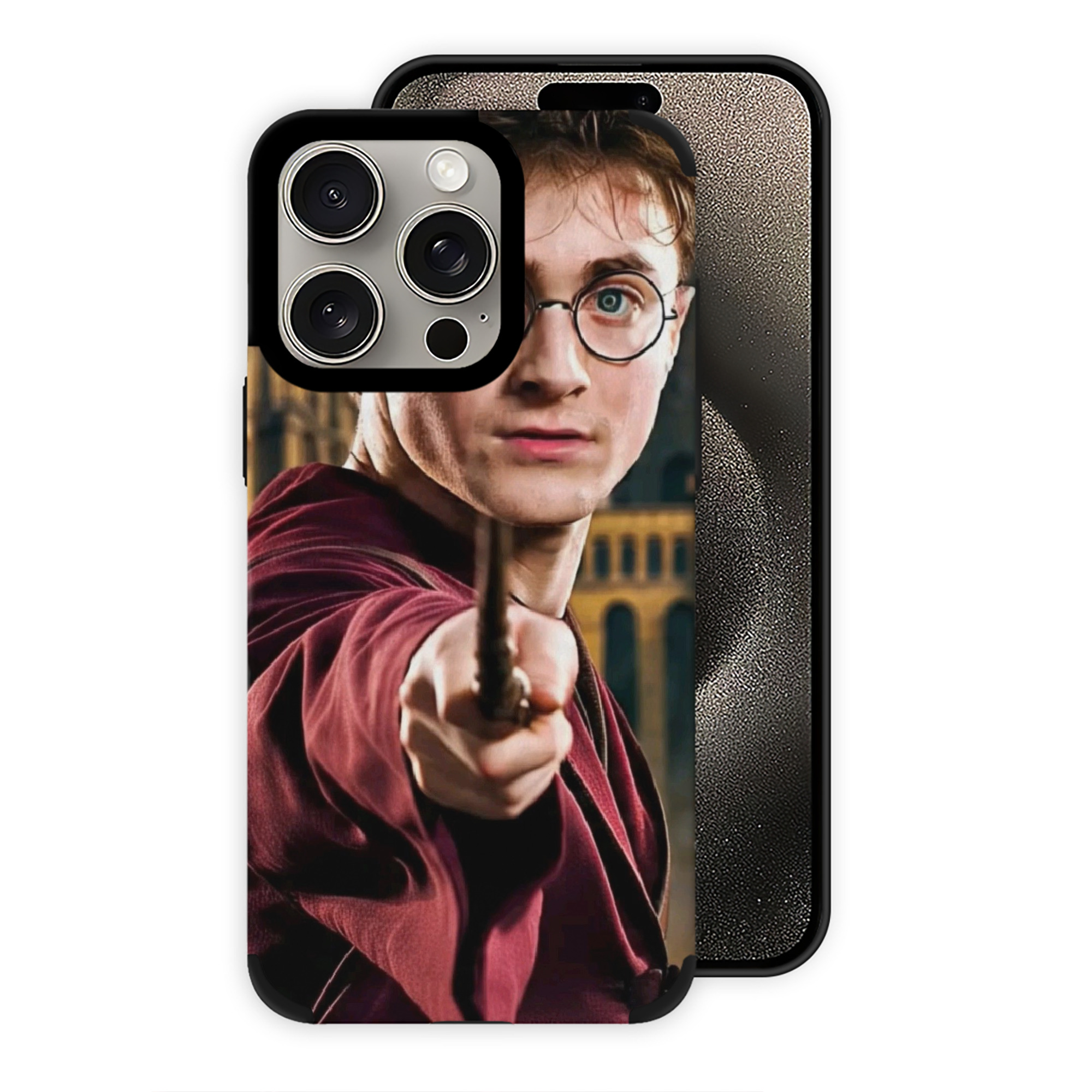 （画像用） Harry Potter ハリー・ポッターシリーズ 【iPhone15ProMax対応】 PUレザー スマホケース 耐衝撃＆黄変防止