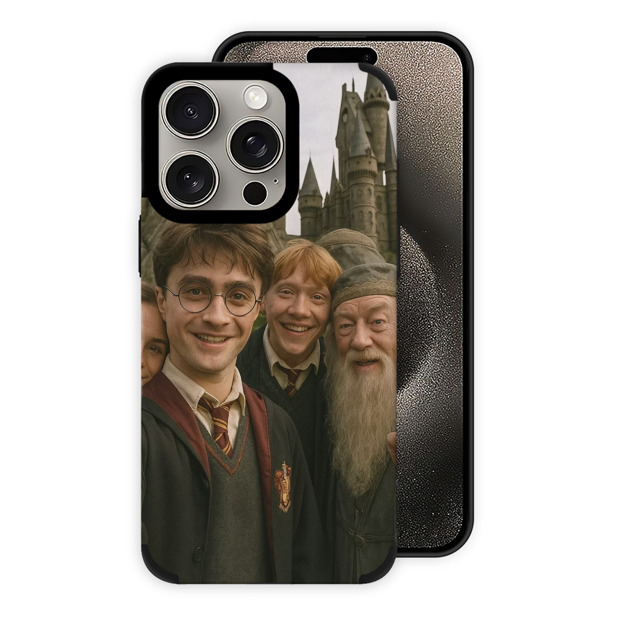 （画像用） Harry Potter ハリー・ポッターシリーズ 【iPhone15ProMax対応】 PUレザー スマホケース 耐衝撃＆黄変防止