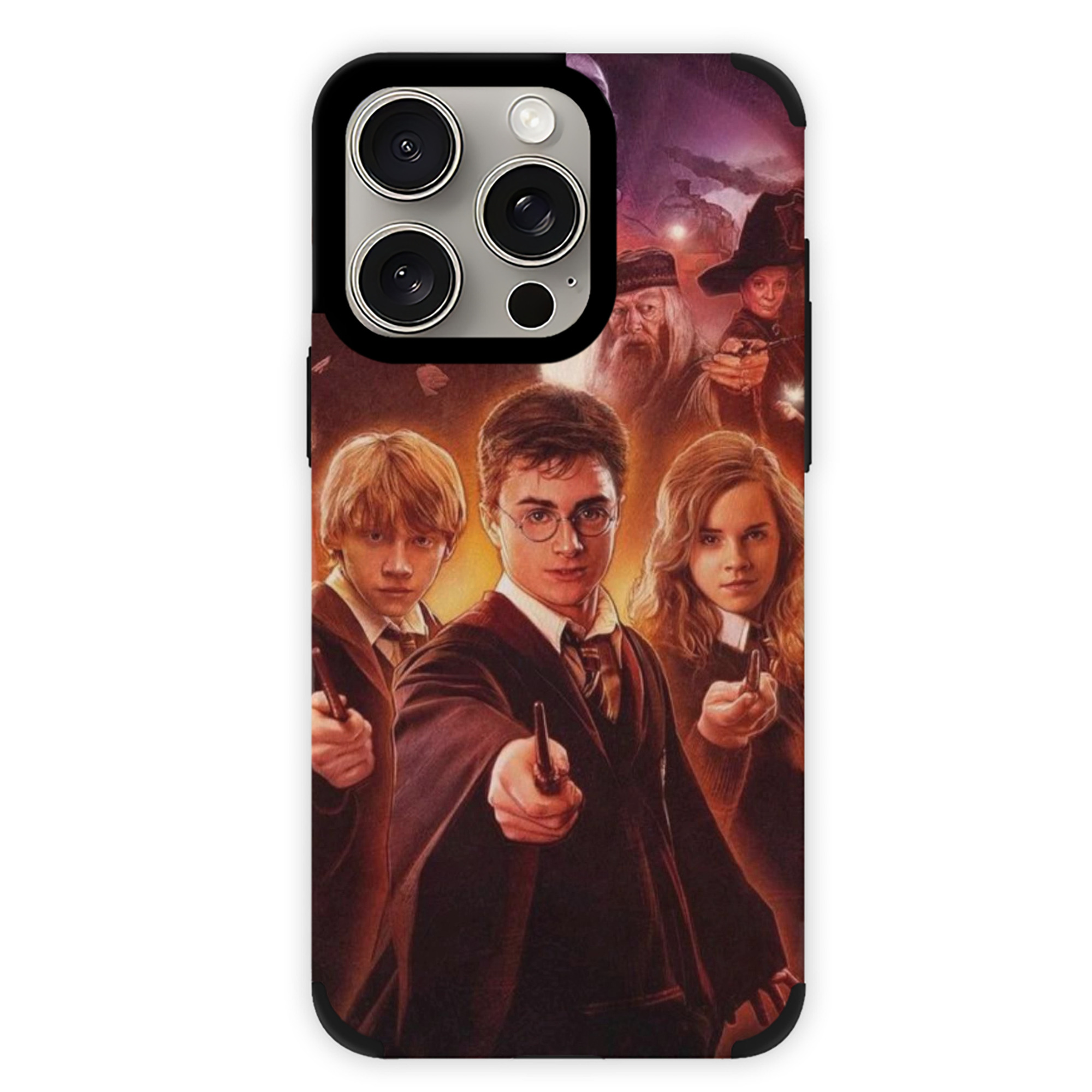 （画像用） Harry Potter ハリー・ポッターシリーズ 【iPhone15ProMax対応】 PUレザー スマホケース 耐衝撃＆黄変防止