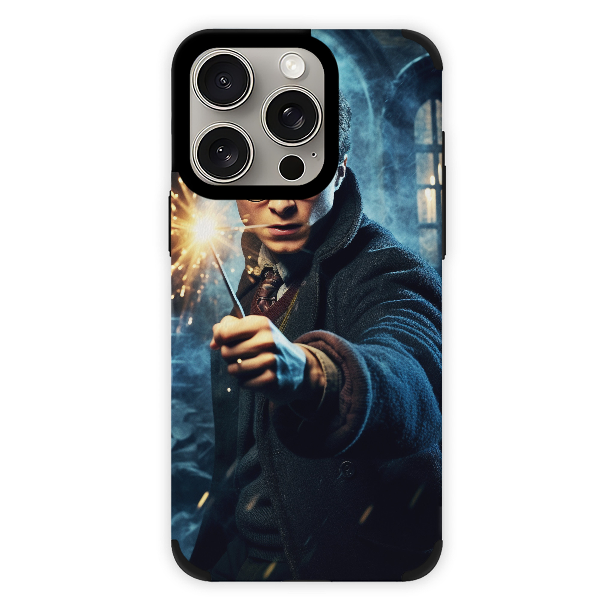 （画像用） Harry Potter ハリー・ポッターシリーズ 【iPhone15ProMax対応】 PUレザー スマホケース 耐衝撃＆黄変防止