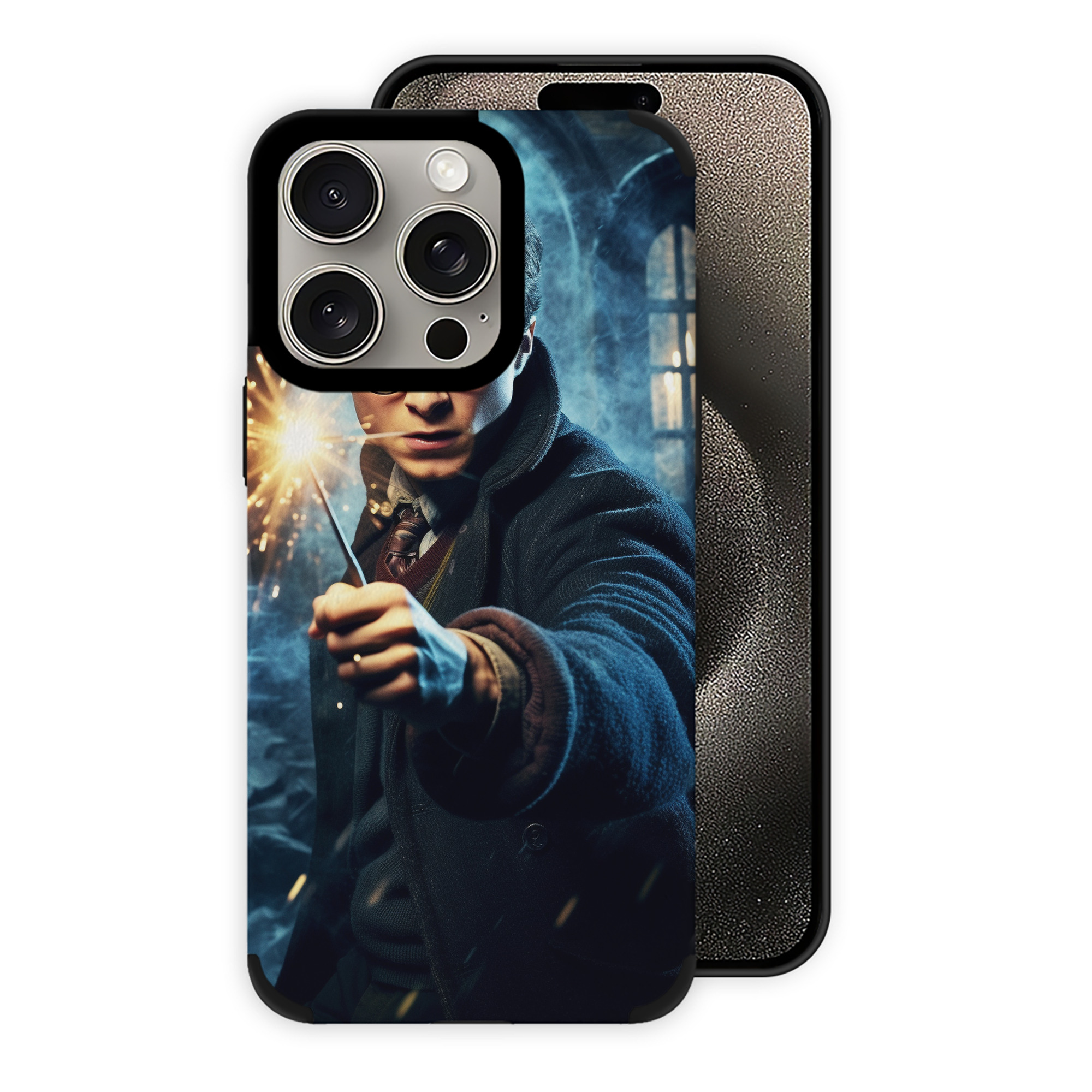 （画像用） Harry Potter ハリー・ポッターシリーズ 【iPhone15ProMax対応】 PUレザー スマホケース 耐衝撃＆黄変防止