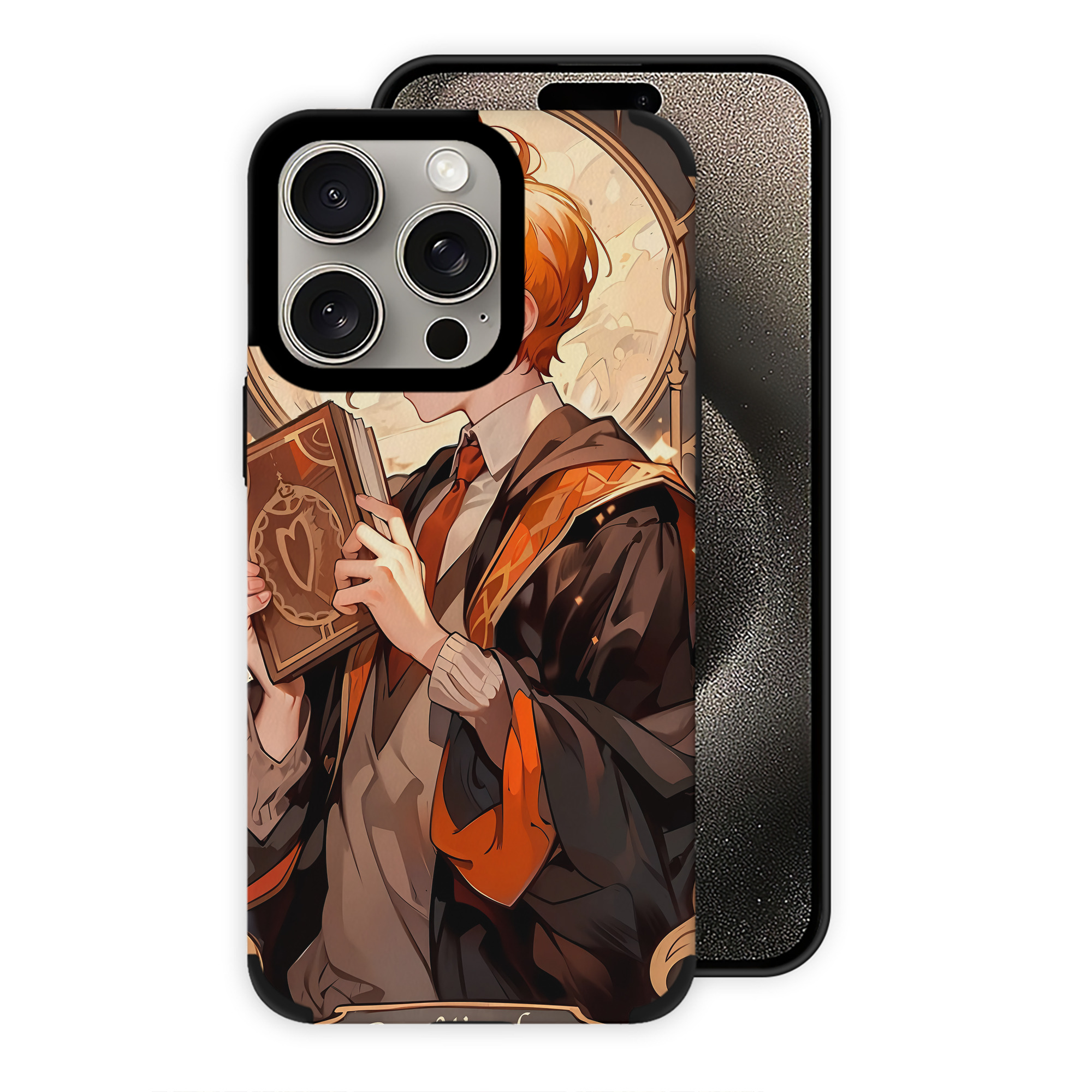 （画像用） Harry Potter ハリー・ポッターシリーズ 【iPhone15ProMax対応】 PUレザー スマホケース 耐衝撃＆黄変防止