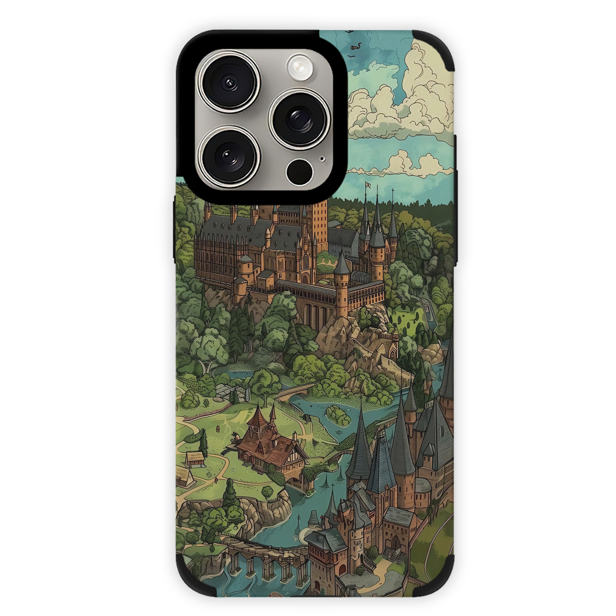 （画像用） Harry Potter ハリー・ポッターシリーズ 【iPhone15ProMax対応】 PUレザー スマホケース 耐衝撃＆黄変防止