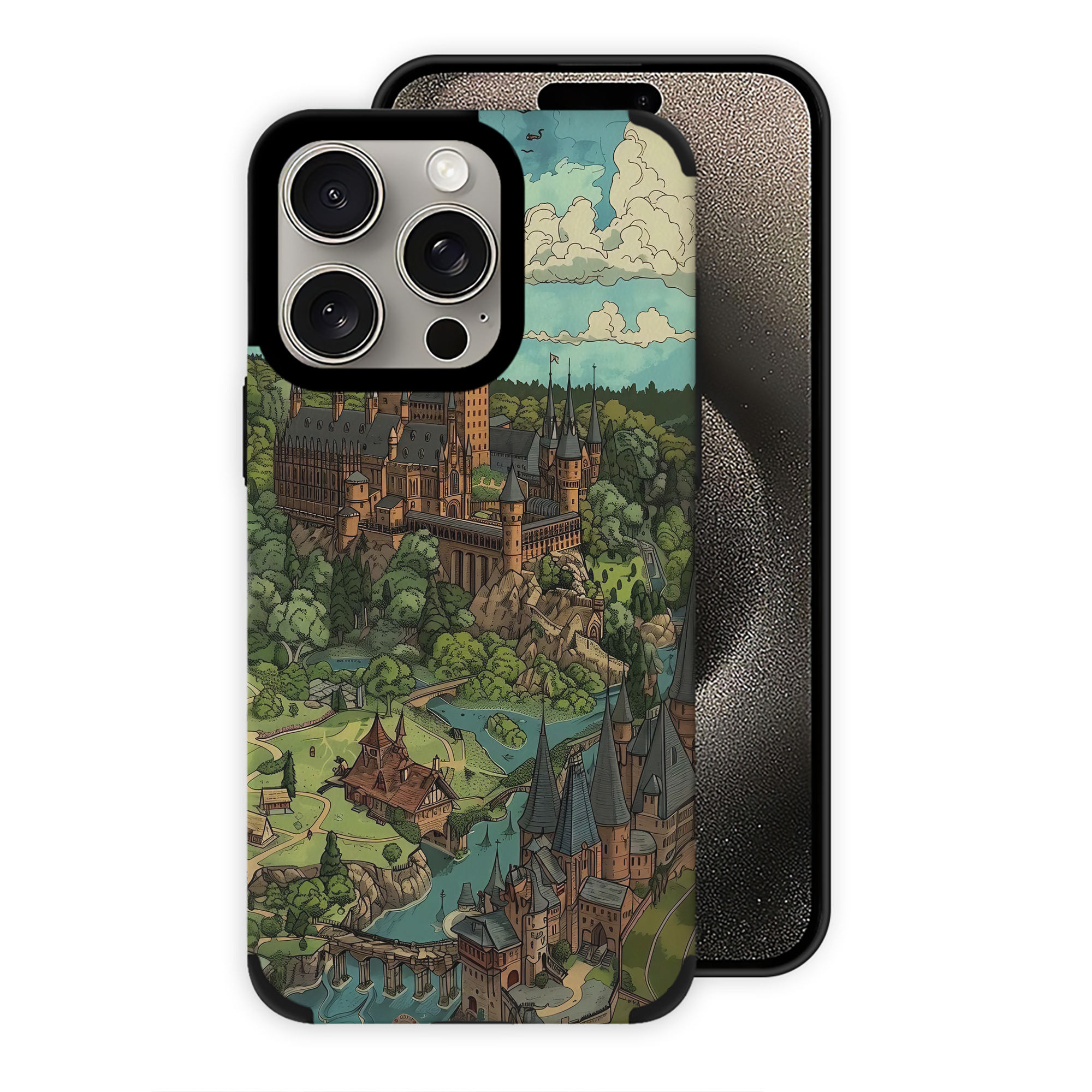 （画像用） Harry Potter ハリー・ポッターシリーズ 【iPhone15ProMax対応】 PUレザー スマホケース 耐衝撃＆黄変防止