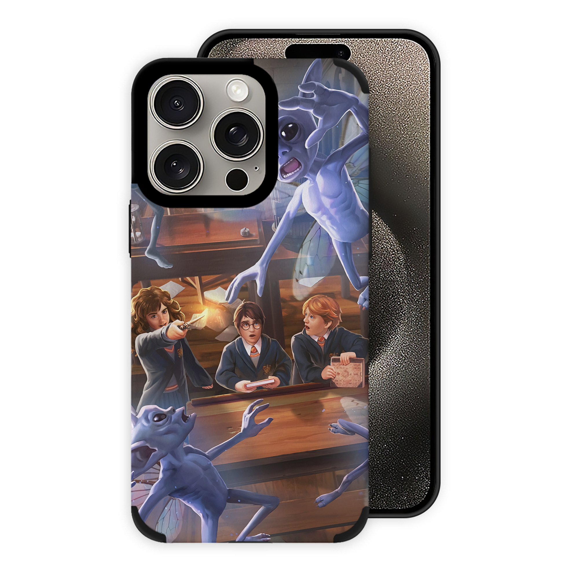 （画像用） Harry Potter ハリー・ポッターシリーズ 【iPhone15ProMax対応】 PUレザー スマホケース 耐衝撃＆黄変防止