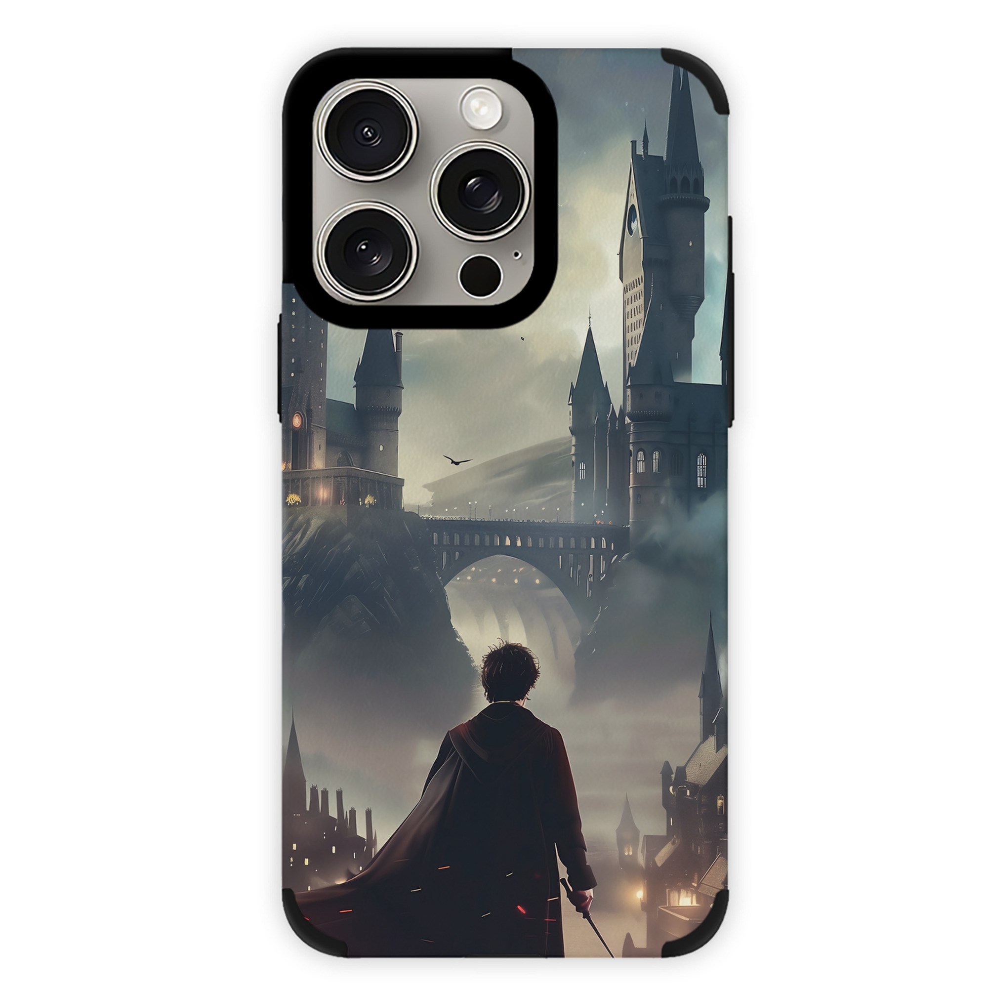 （画像用） Harry Potter ハリー・ポッターシリーズ 【iPhone15ProMax対応】 PUレザー スマホケース 耐衝撃＆黄変防止