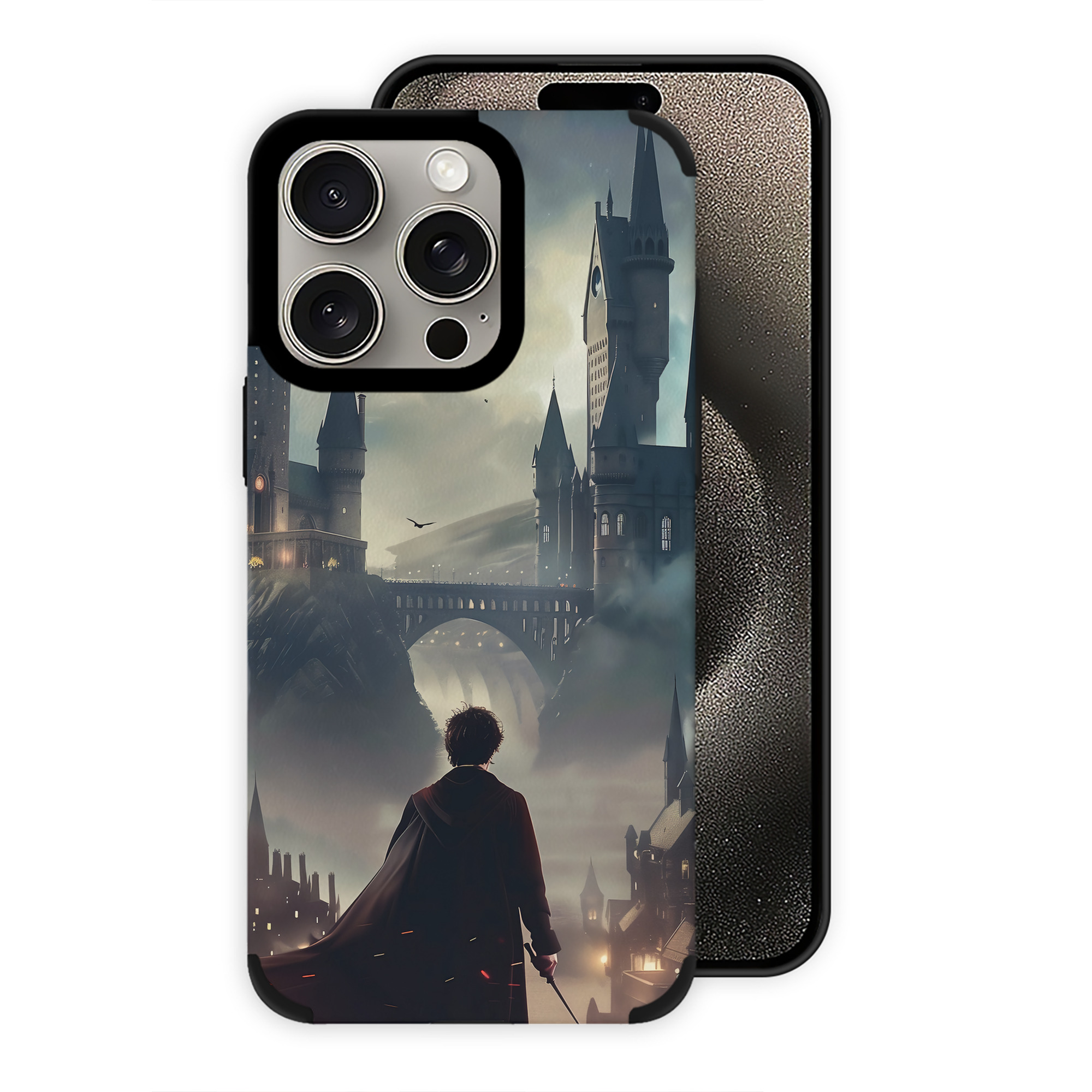 （画像用） Harry Potter ハリー・ポッターシリーズ 【iPhone15ProMax対応】 PUレザー スマホケース 耐衝撃＆黄変防止