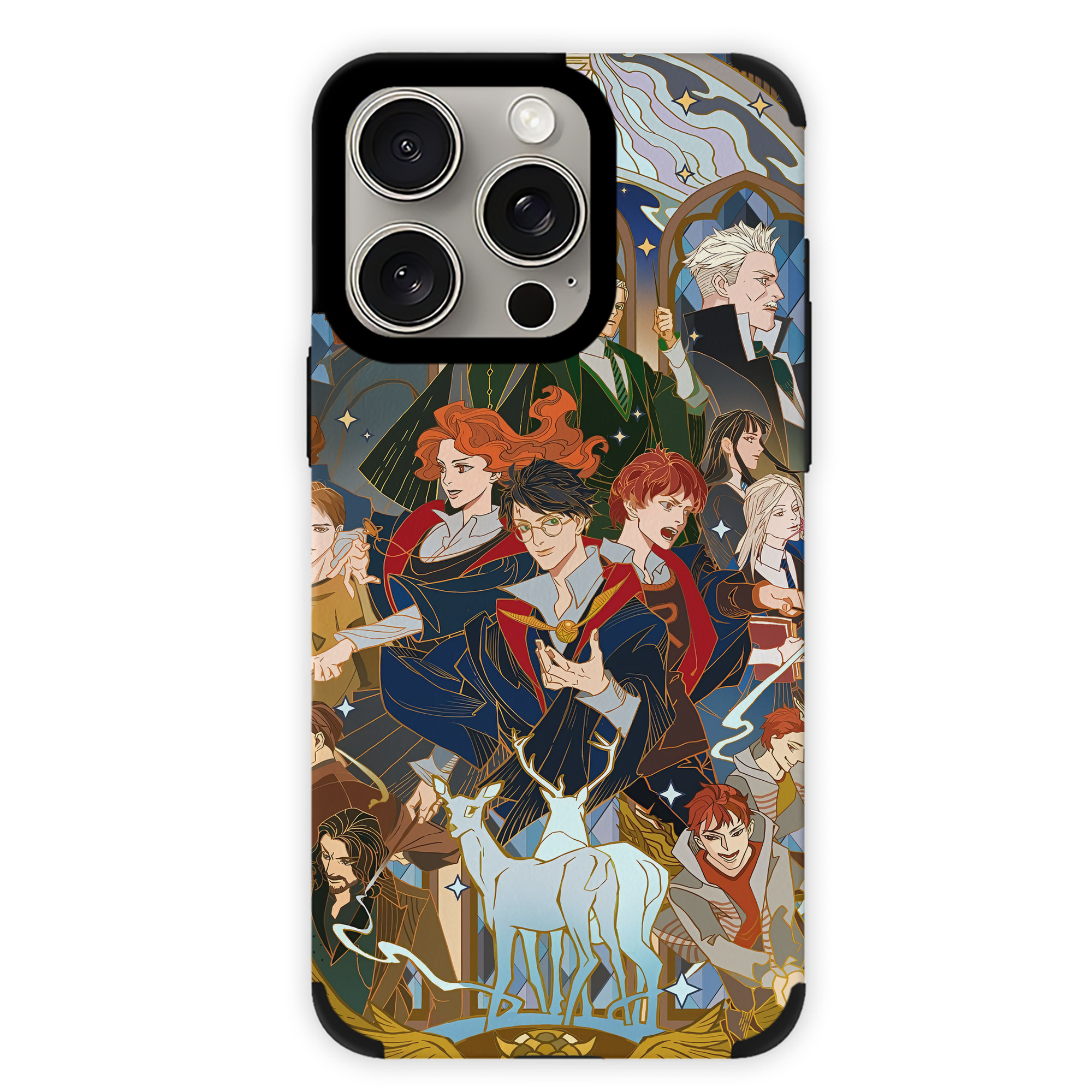 （画像用） Harry Potter ハリー・ポッターシリーズ 【iPhone15ProMax対応】 PUレザー スマホケース 耐衝撃＆黄変防止