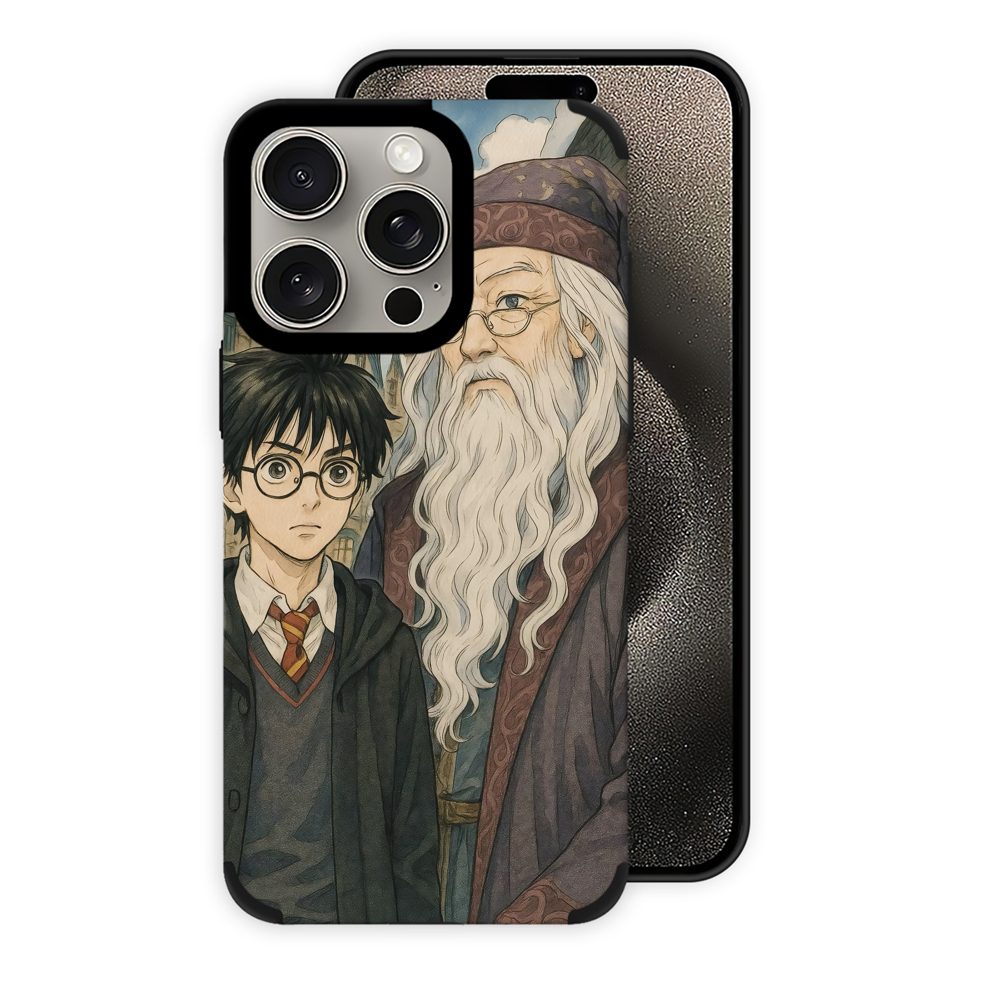 （画像用） Harry Potter ハリー・ポッターシリーズ 【iPhone15ProMax対応】 PUレザー スマホケース 耐衝撃＆黄変防止