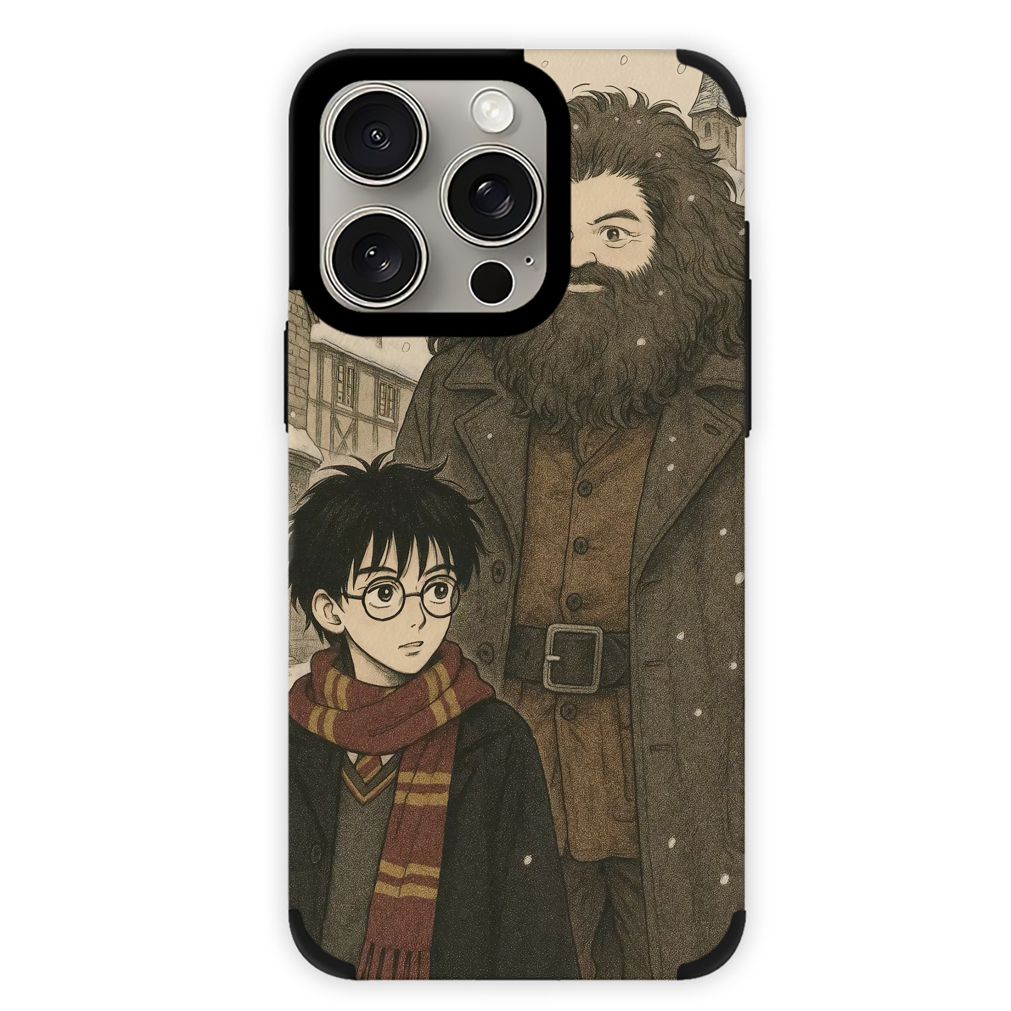 （画像用） Harry Potter ハリー・ポッターシリーズ 【iPhone15ProMax対応】 PUレザー スマホケース 耐衝撃＆黄変防止