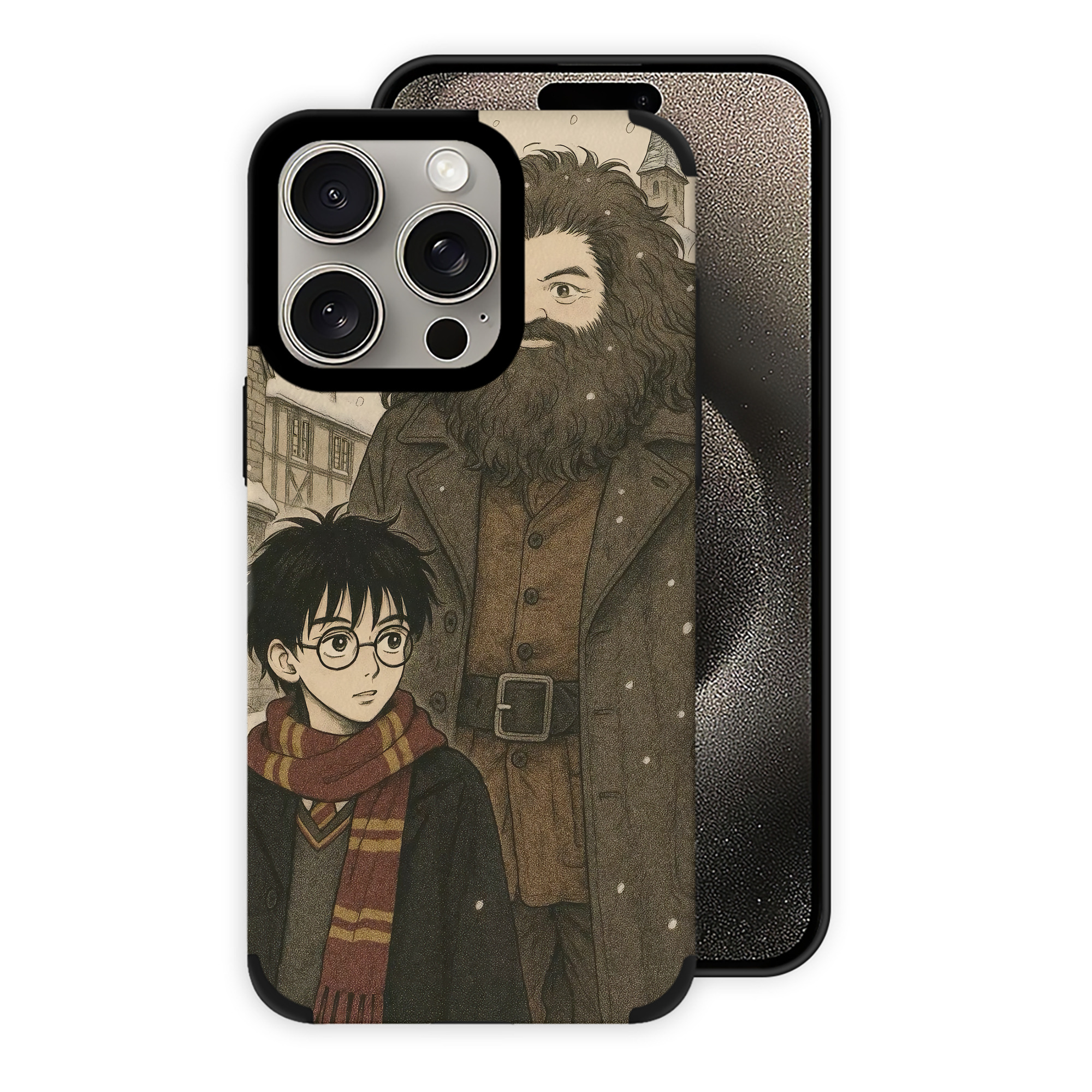 （画像用） Harry Potter ハリー・ポッターシリーズ 【iPhone15ProMax対応】 PUレザー スマホケース 耐衝撃＆黄変防止