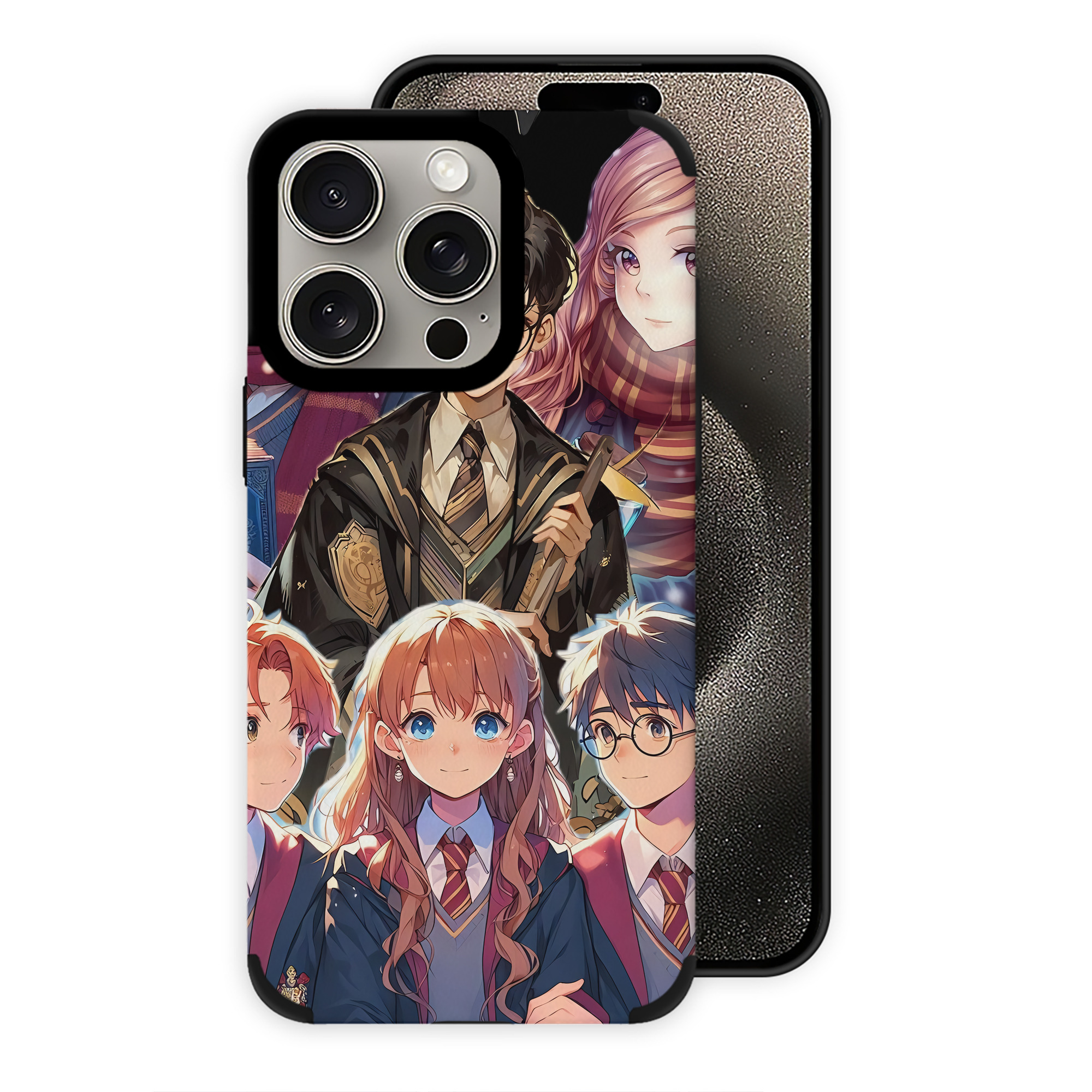 （画像用） Harry Potter ハリー・ポッターシリーズ 【iPhone15ProMax対応】 PUレザー スマホケース 耐衝撃＆黄変防止