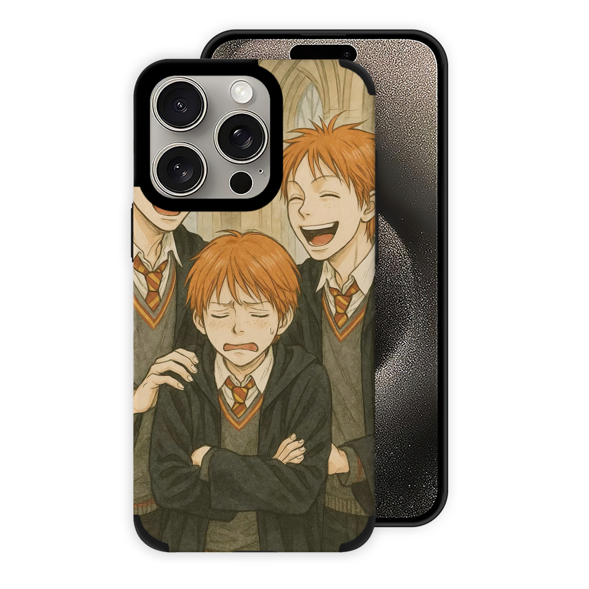（画像用） Harry Potter ハリー・ポッターシリーズ 【iPhone15ProMax対応】 PUレザー スマホケース 耐衝撃＆黄変防止