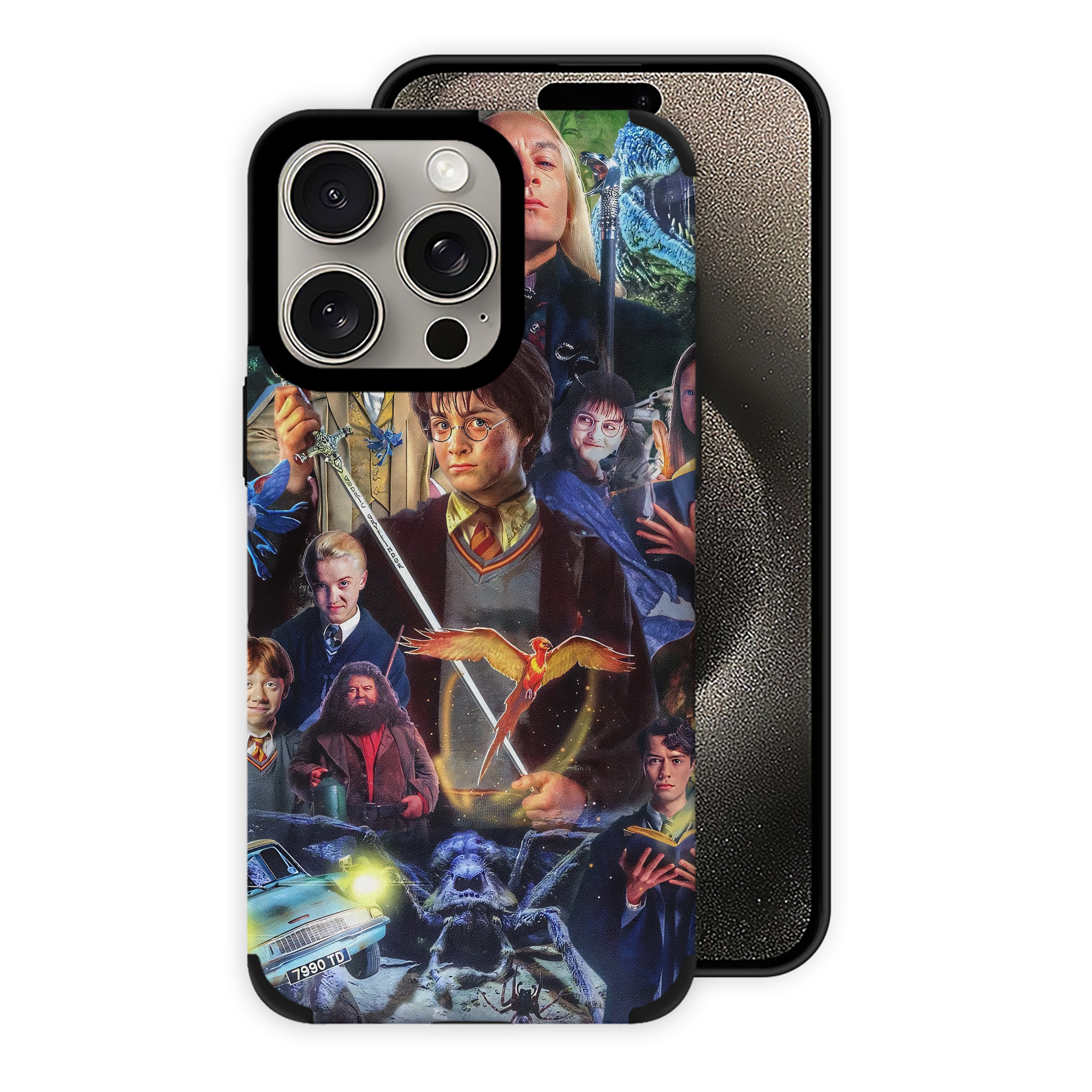 （画像用） Harry Potter ハリー・ポッターシリーズ 【iPhone15ProMax対応】 PUレザー スマホケース 耐衝撃＆黄変防止