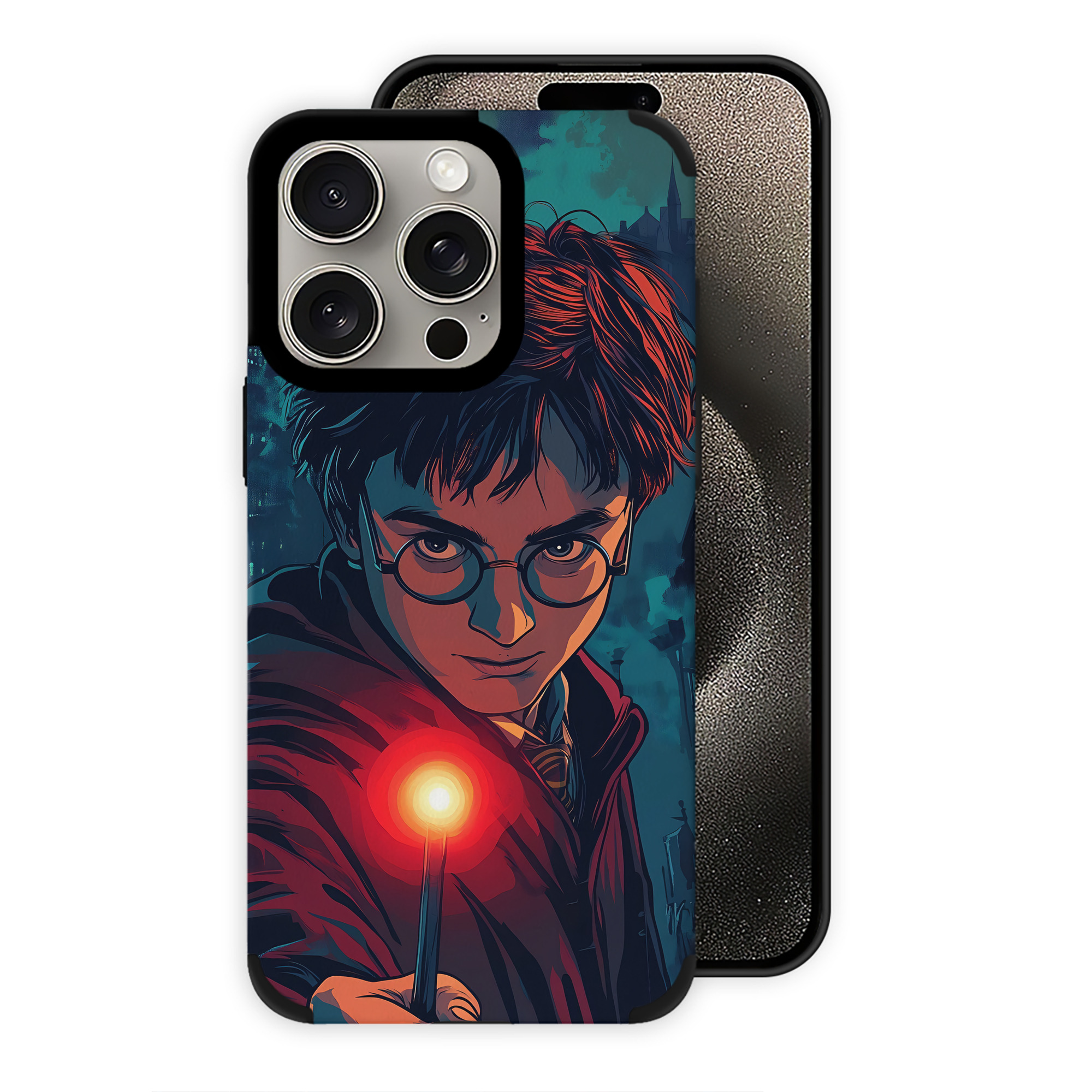 （画像用） Harry Potter ハリー・ポッターシリーズ 【iPhone15ProMax対応】 PUレザー スマホケース 耐衝撃＆黄変防止