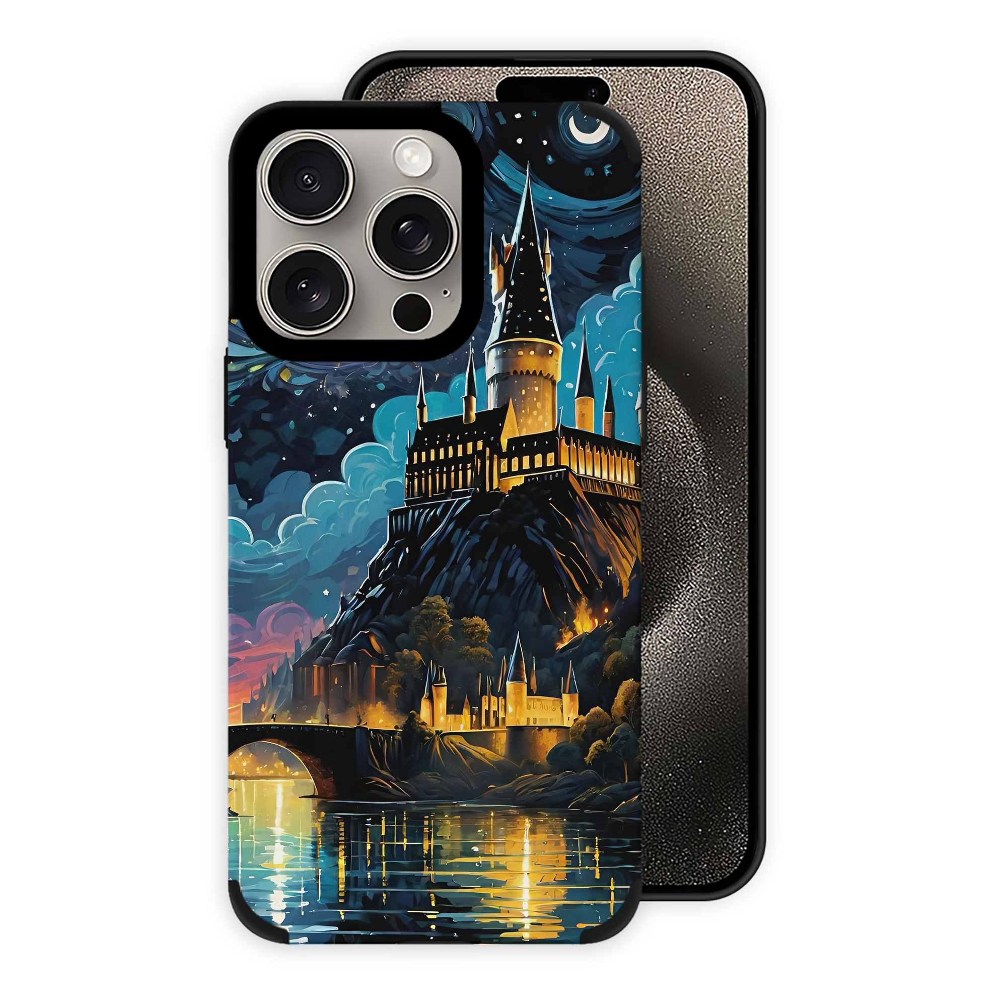 （画像用） Harry Potter ハリー・ポッターシリーズ 【iPhone15ProMax対応】 PUレザー スマホケース 耐衝撃＆黄変防止
