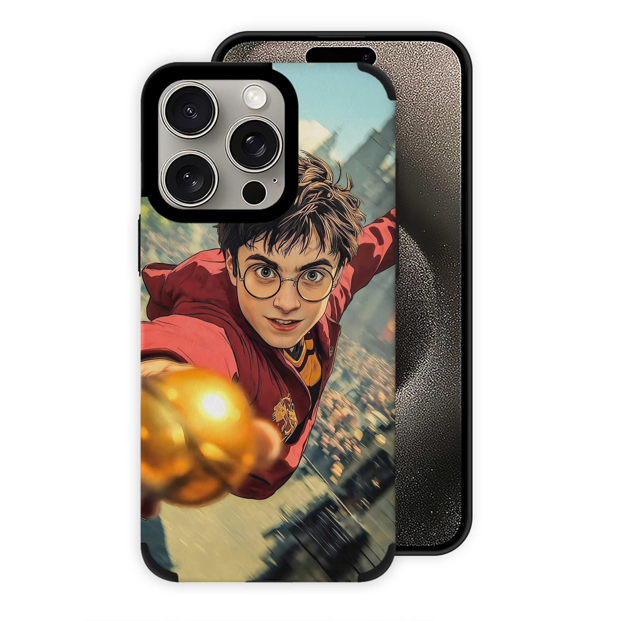 （画像用） Harry Potter ハリー・ポッターシリーズ 【iPhone15ProMax対応】 PUレザー スマホケース 耐衝撃＆黄変防止