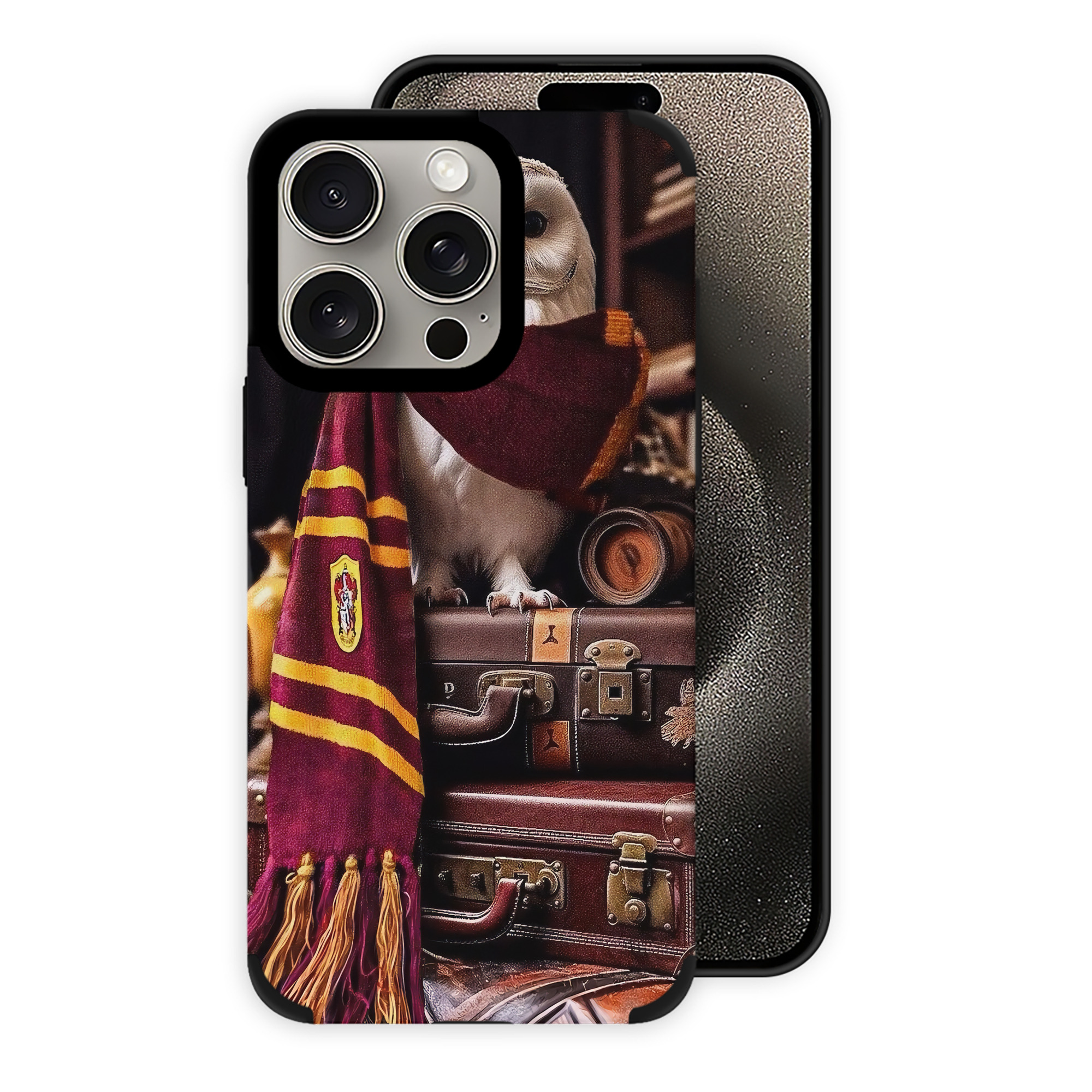 （画像用） Harry Potter ハリー・ポッターシリーズ 【iPhone15ProMax対応】 PUレザー スマホケース 耐衝撃＆黄変防止