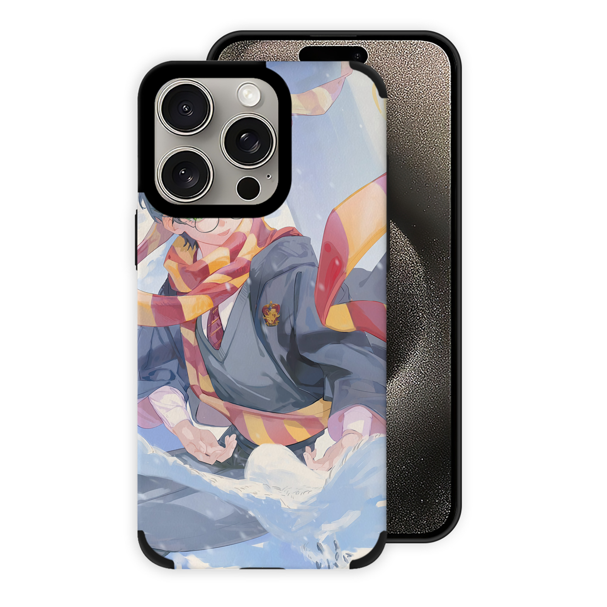 （画像用） Harry Potter ハリー・ポッターシリーズ 【iPhone15ProMax対応】 PUレザー スマホケース 耐衝撃＆黄変防止