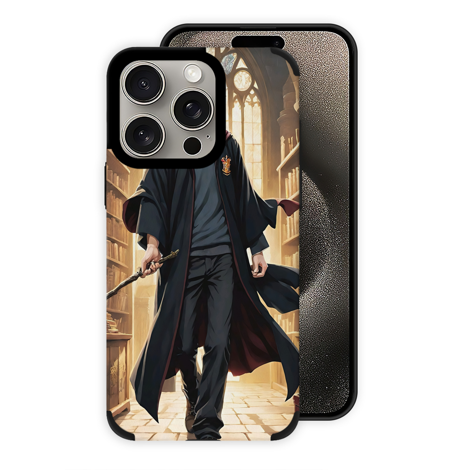 （画像用） Harry Potter ハリー・ポッターシリーズ 【iPhone15ProMax対応】 PUレザー スマホケース 耐衝撃＆黄変防止