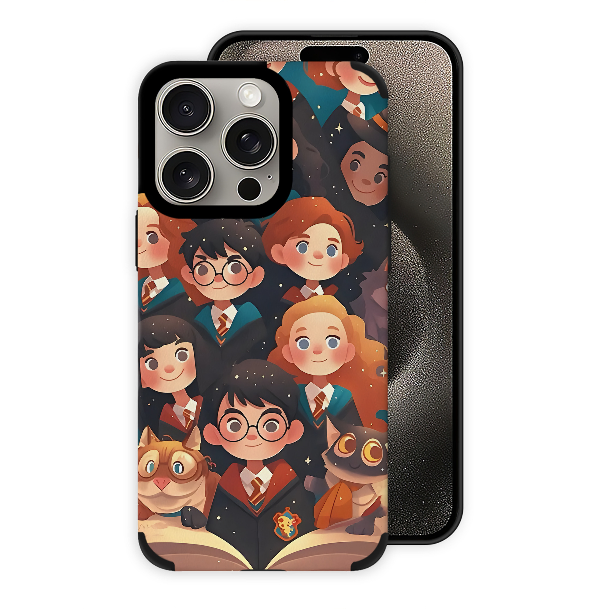 （画像用） Harry Potter ハリー・ポッターシリーズ 【iPhone15ProMax対応】 PUレザー スマホケース 耐衝撃＆黄変防止
