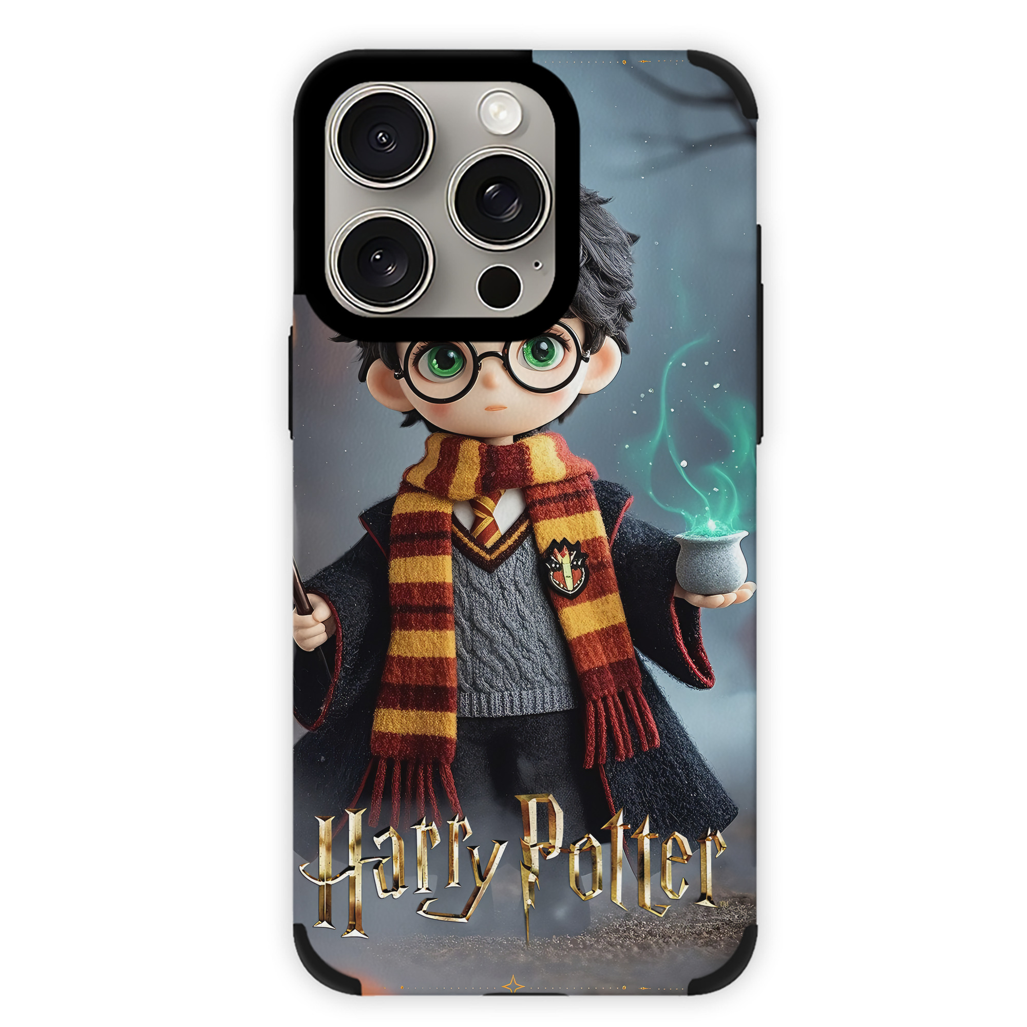 （画像用） Harry Potter ハリー・ポッターシリーズ 【iPhone15ProMax対応】 PUレザー スマホケース 耐衝撃＆黄変防止