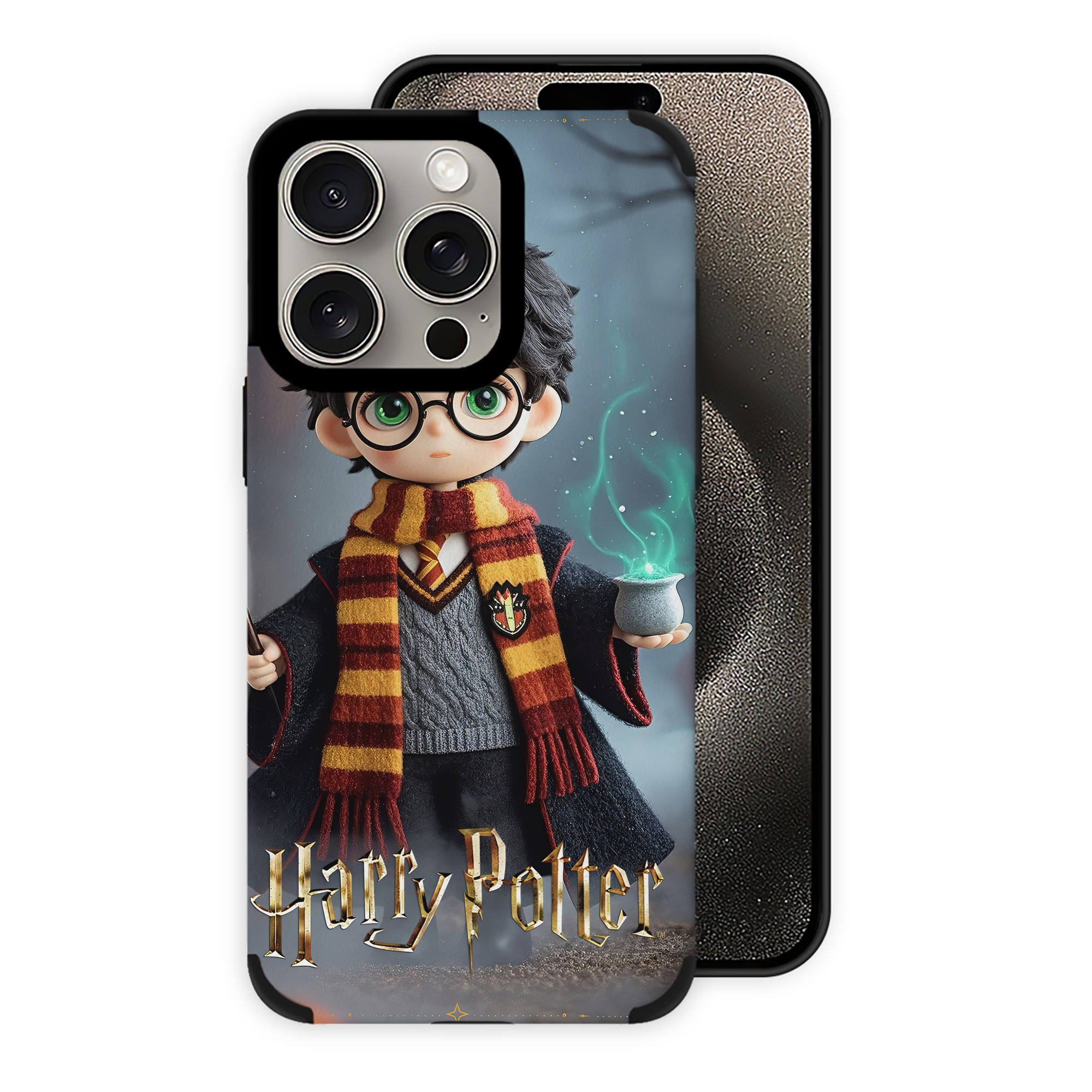 （画像用） Harry Potter ハリー・ポッターシリーズ 【iPhone15ProMax対応】 PUレザー スマホケース 耐衝撃＆黄変防止
