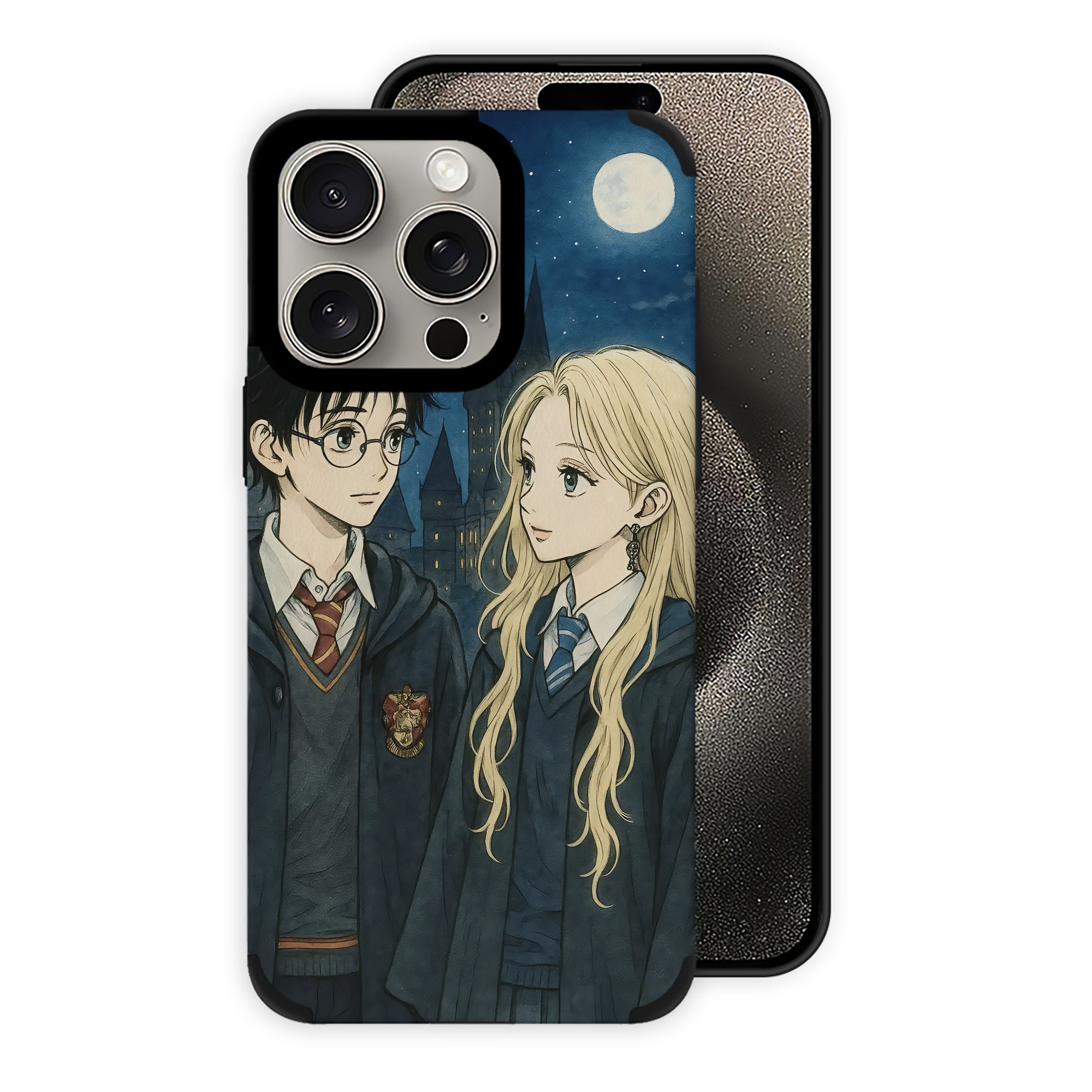 （画像用） Harry Potter ハリー・ポッターシリーズ 【iPhone15ProMax対応】 PUレザー スマホケース 耐衝撃＆黄変防止
