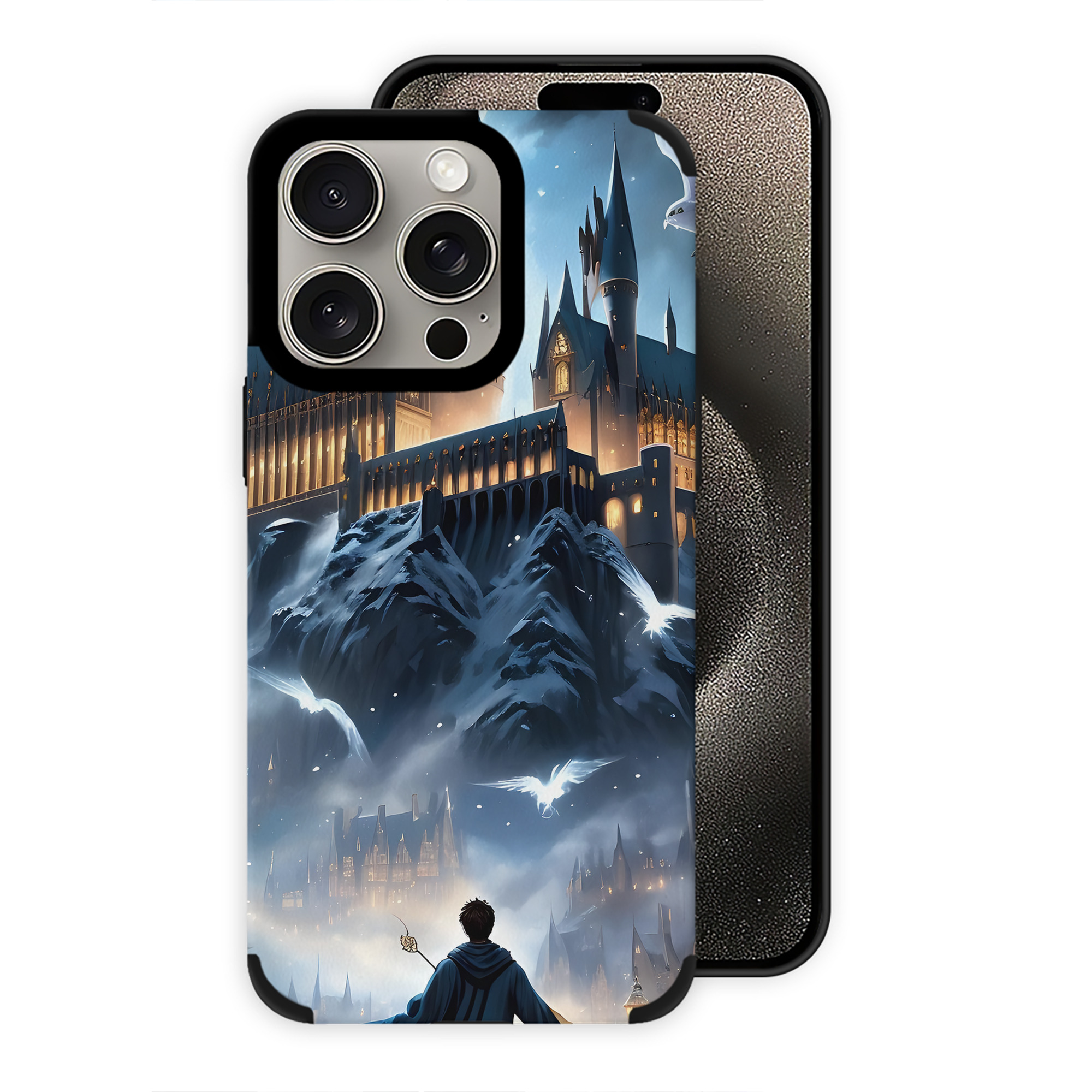 （画像用） Harry Potter ハリー・ポッターシリーズ 【iPhone15ProMax対応】 PUレザー スマホケース 耐衝撃＆黄変防止