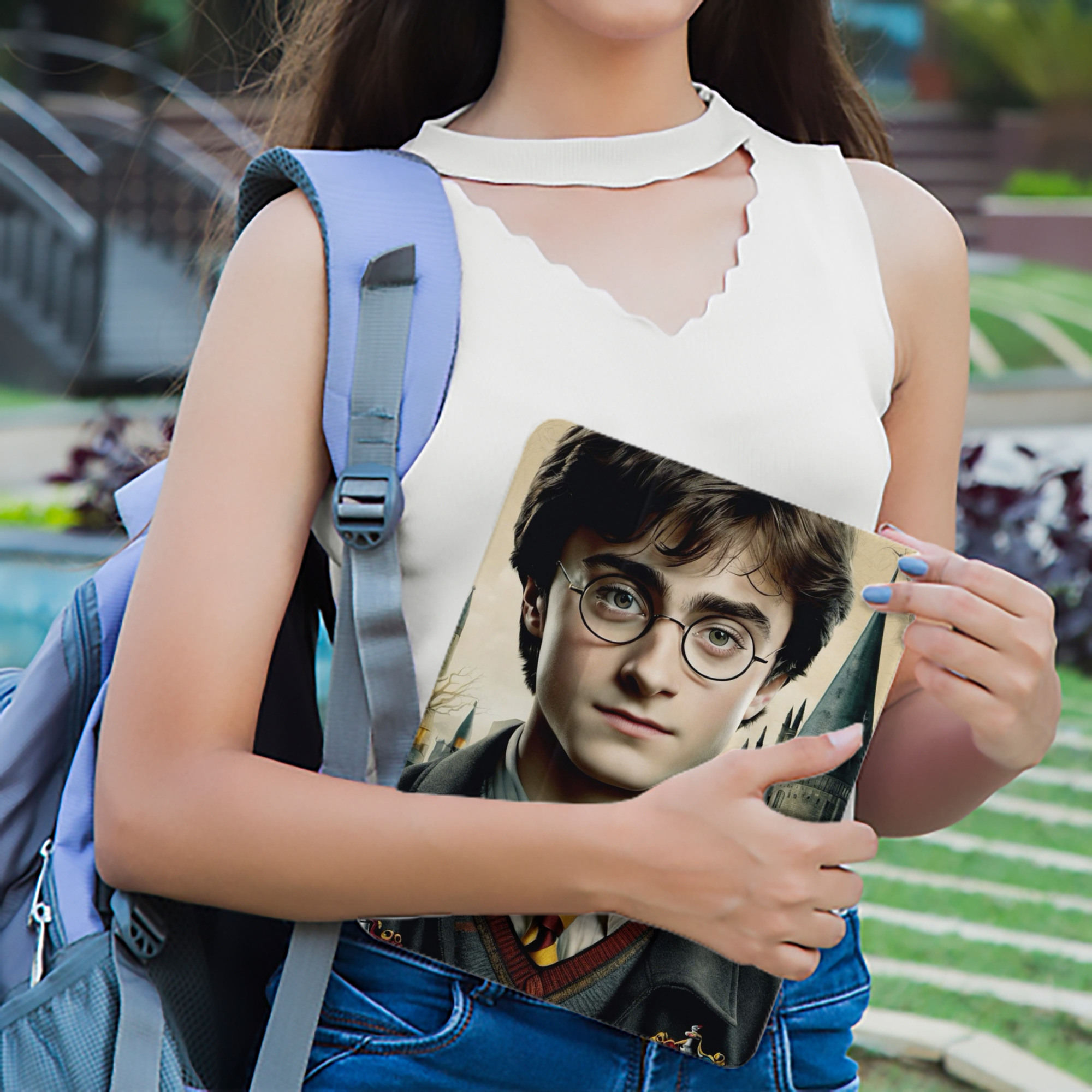 Harry Potter ハリー・ポッターシリーズ IPad ケース ペン収納付き 三つ折りスタンド PUレザー×シリコン 対応機種9.5/10.5/10.9インチ