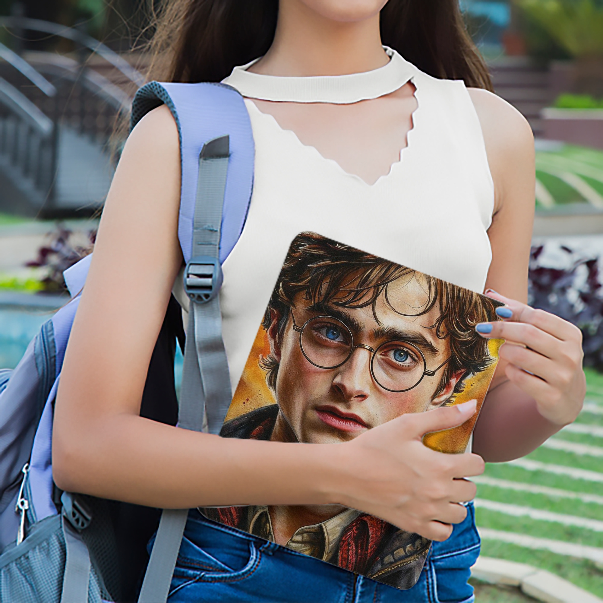 Harry Potter ハリー・ポッターシリーズ IPad ケース ペン収納付き 三つ折りスタンド PUレザー×シリコン 対応機種9.5/10.5/10.9インチ