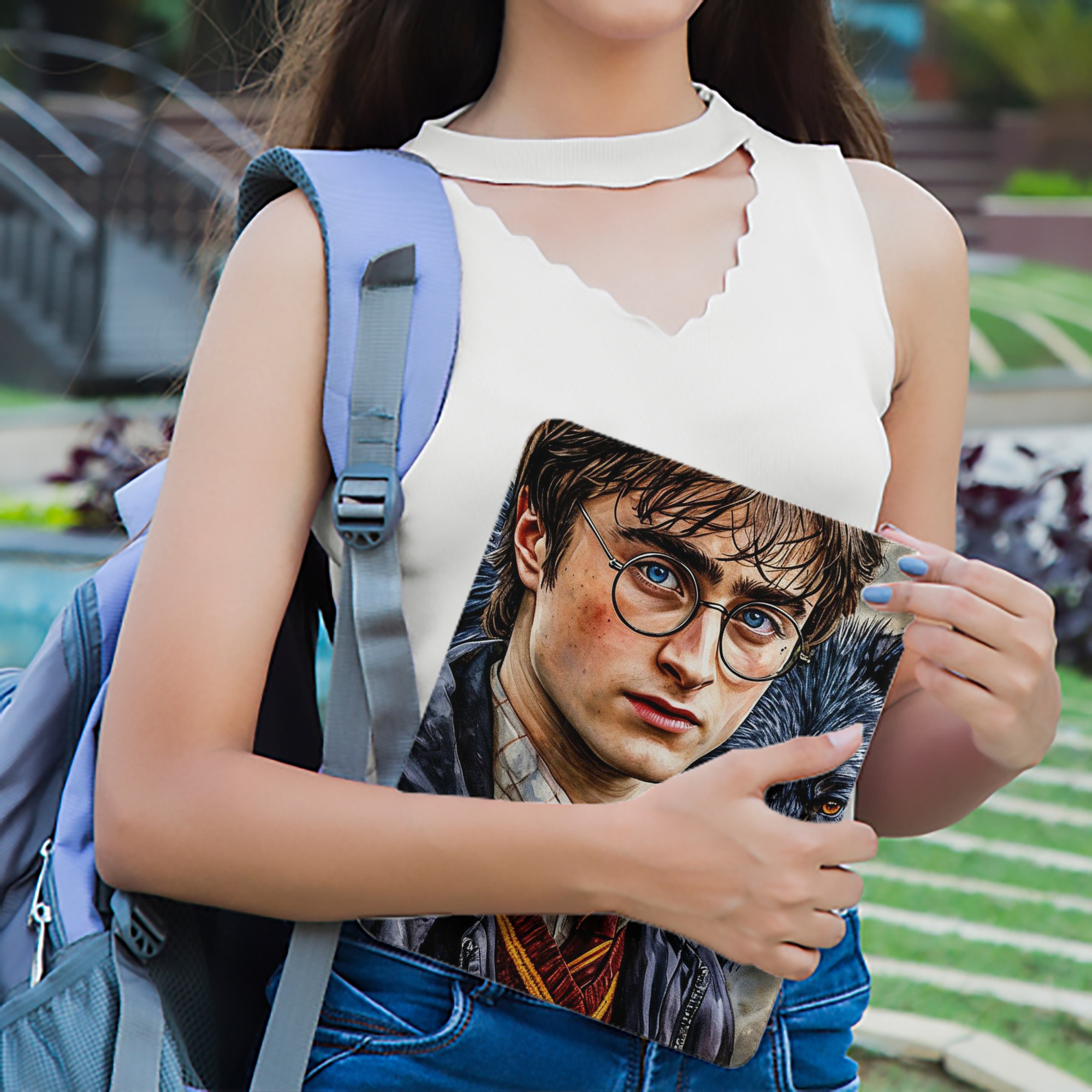 Harry Potter ハリー・ポッターシリーズ IPad ケース ペン収納付き 三つ折りスタンド PUレザー×シリコン 対応機種9.5/10.5/10.9インチ
