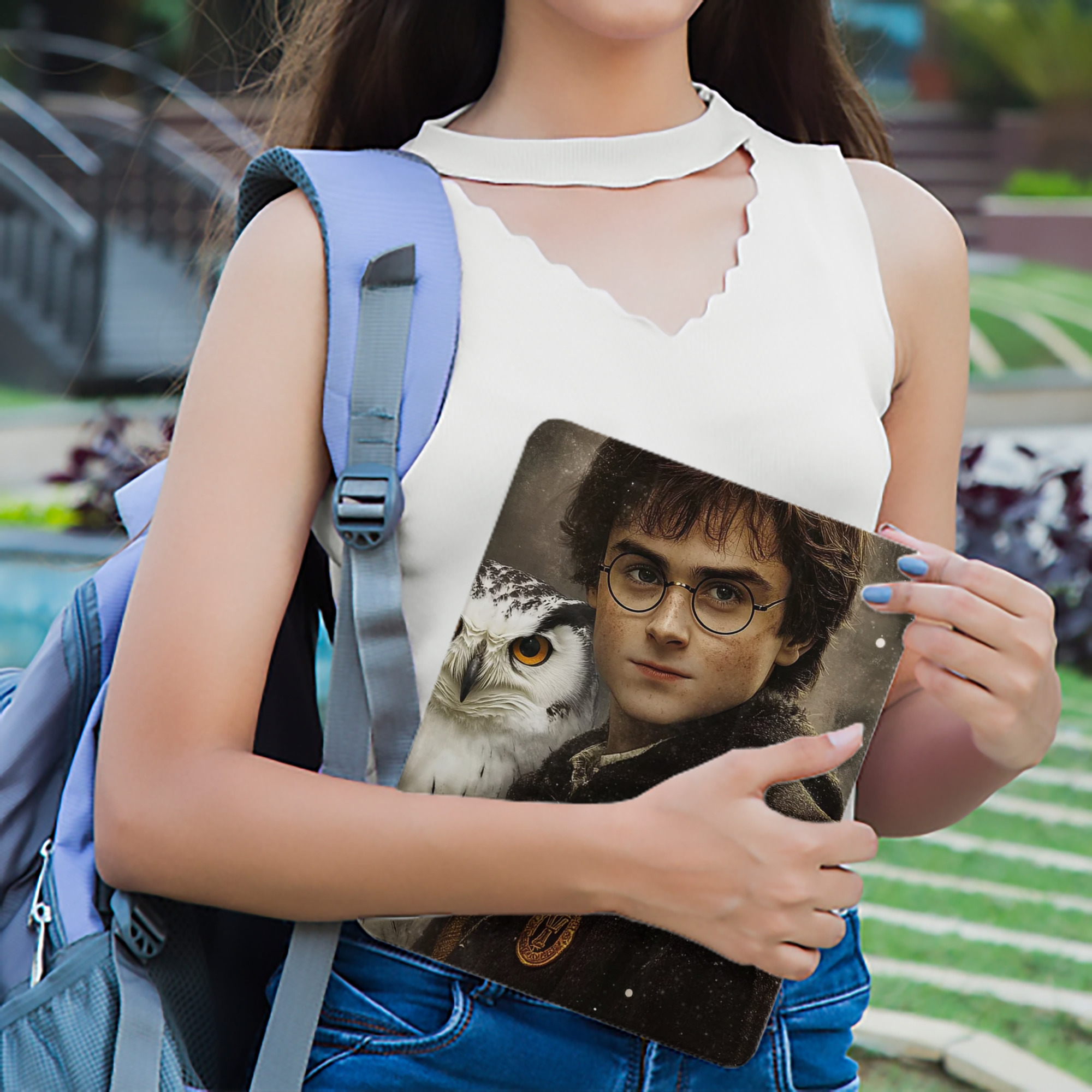 Harry Potter ハリー・ポッターシリーズ IPad ケース ペン収納付き 三つ折りスタンド PUレザー×シリコン 対応機種9.5/10.5/10.9インチ