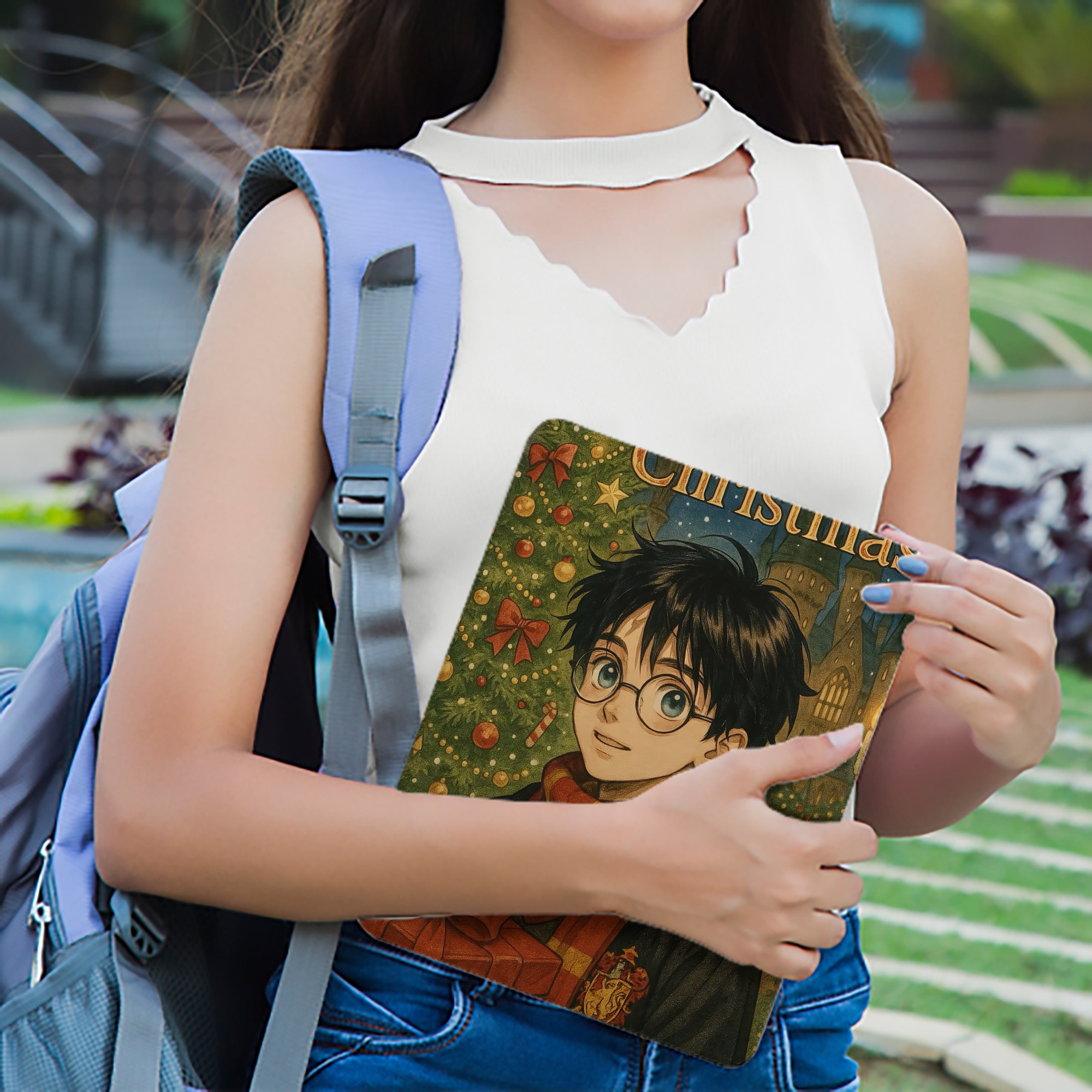 Harry Potter ハリー・ポッターシリーズ IPad ケース ペン収納付き 三つ折りスタンド PUレザー×シリコン 対応機種9.5/10.5/10.9インチ