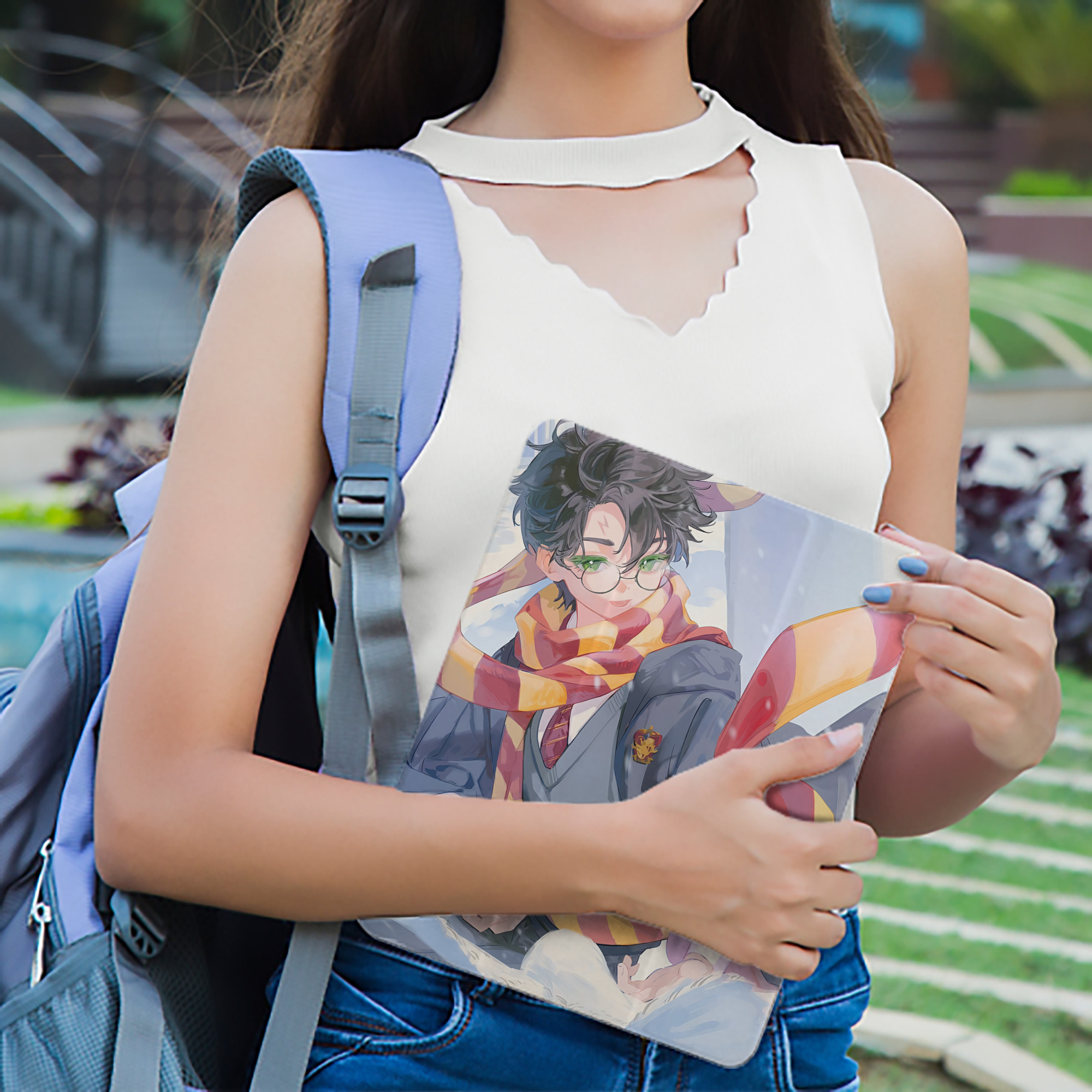 Harry Potter ハリー・ポッターシリーズ IPad ケース ペン収納付き 三つ折りスタンド PUレザー×シリコン 対応機種9.5/10.5/10.9インチ